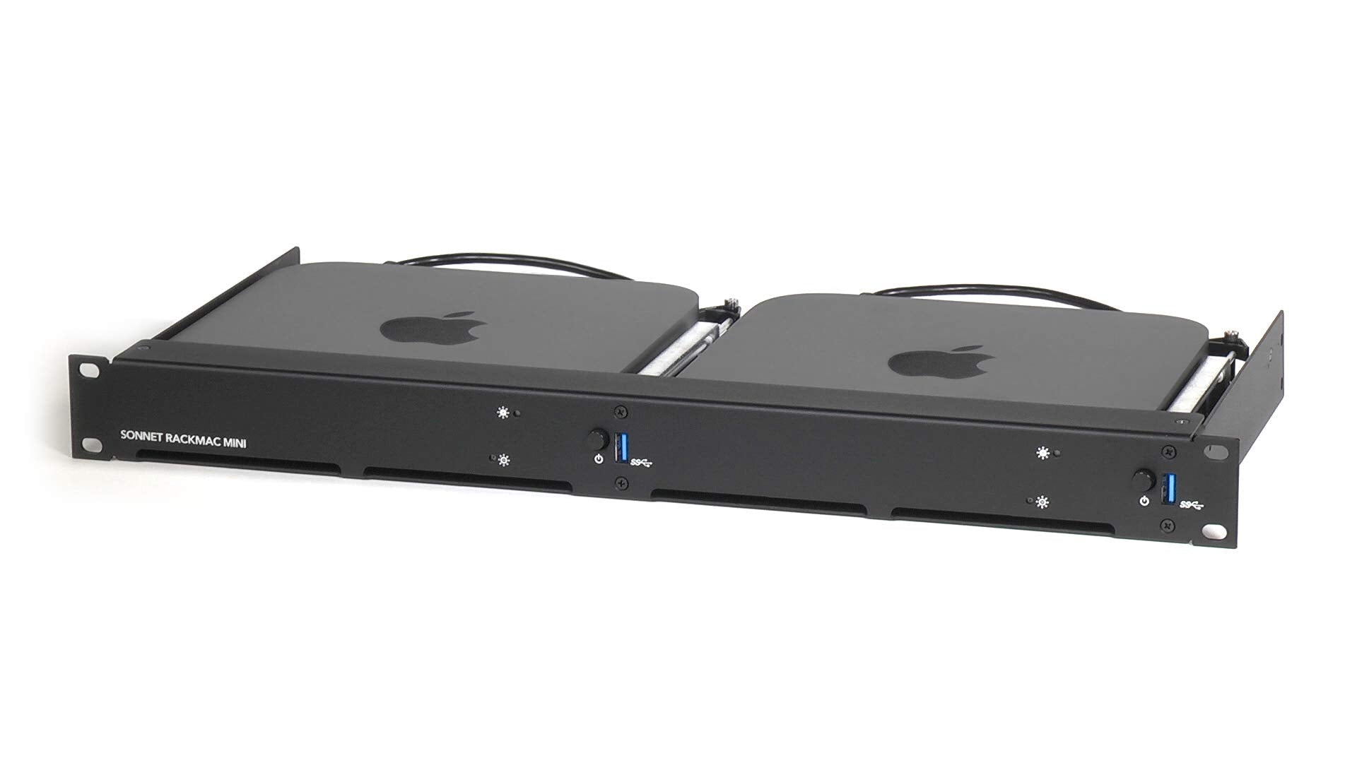 2018 Rackmac Mini - 1U Rack Kit For 2 Mac Minis (Rack-Min-2Xa)