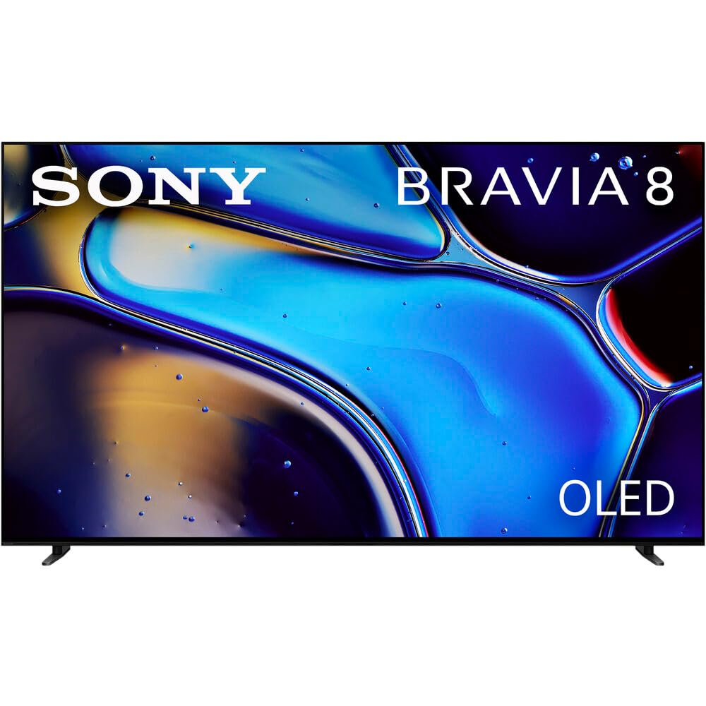 Sony Bravia 8 K55Xr80 55 Inch 4K Hdr Smart Oled Tv Bundle With Premiere Movie Streaming Package & Tv Setup Bundle With Wall Moun
