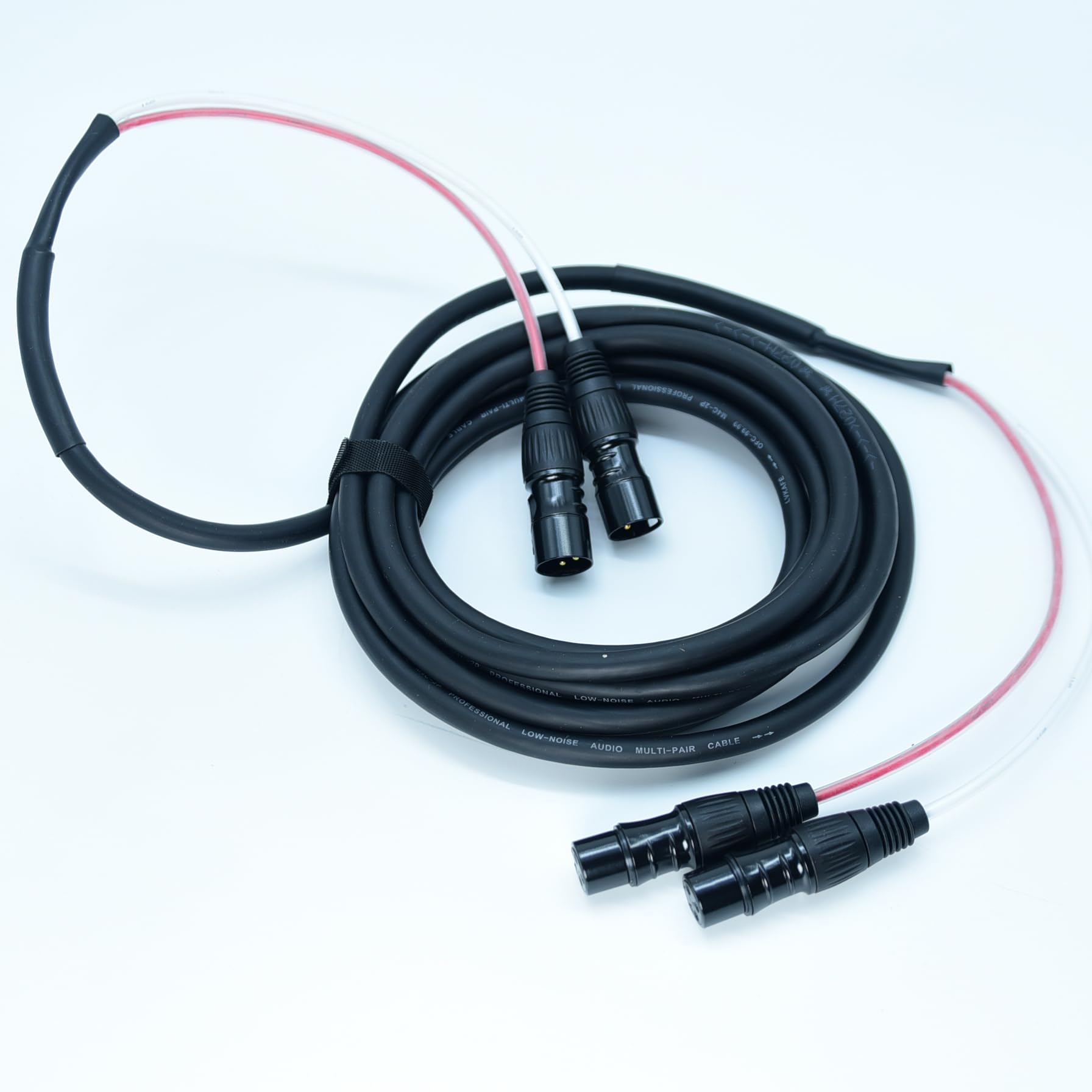 Arklove 5ft Snake Cables Audio Patch XLR to XLR Cable 2 Channel Connector Digital Splitter Microphones Stage & Studio Recording 