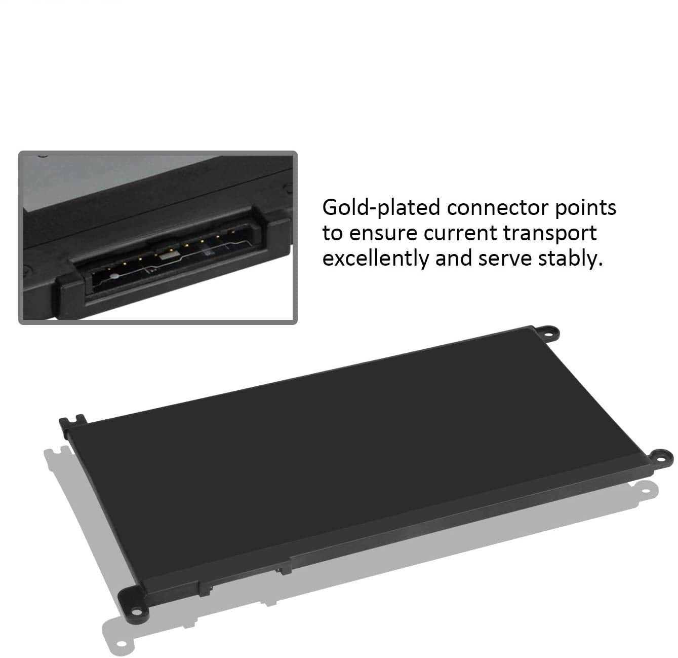 Dell Wdx0R Notebook Battery 11.4V 42Wh For Dell Inspiron 15 5565 5567 5568 5578 5579 7560 7570 7573 7579 7580 7569 P58F 13 5368