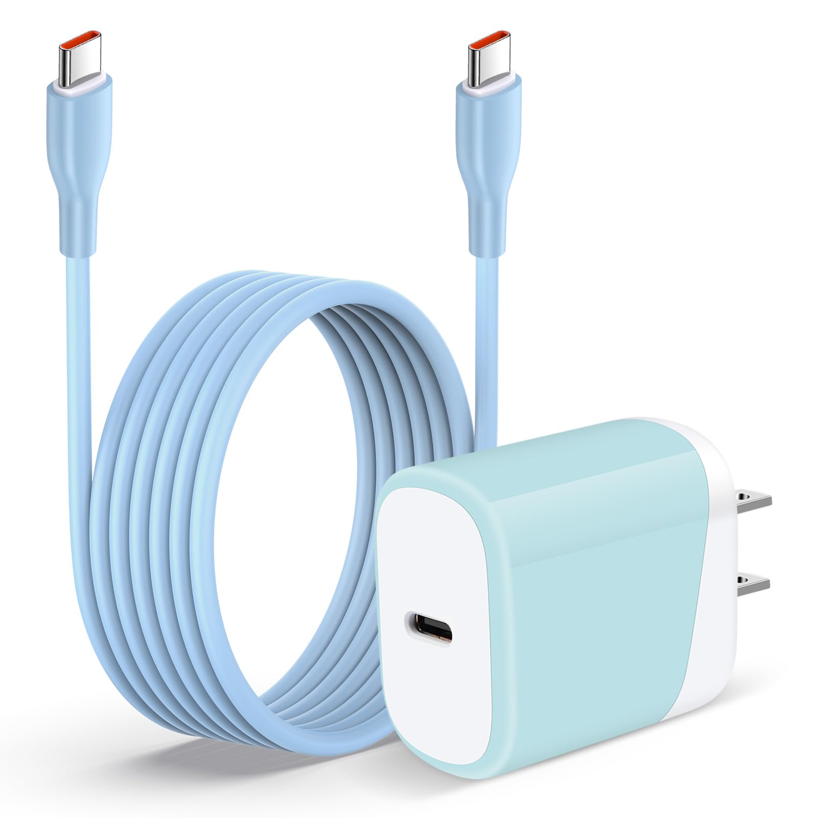 Fast Iphone 16 Charger Block For Iphone 16 Pro Max/16 Pro/16 Plus/16/15,Ipad Pro Air Mini,Usbc Type C Charging Block For Samsung