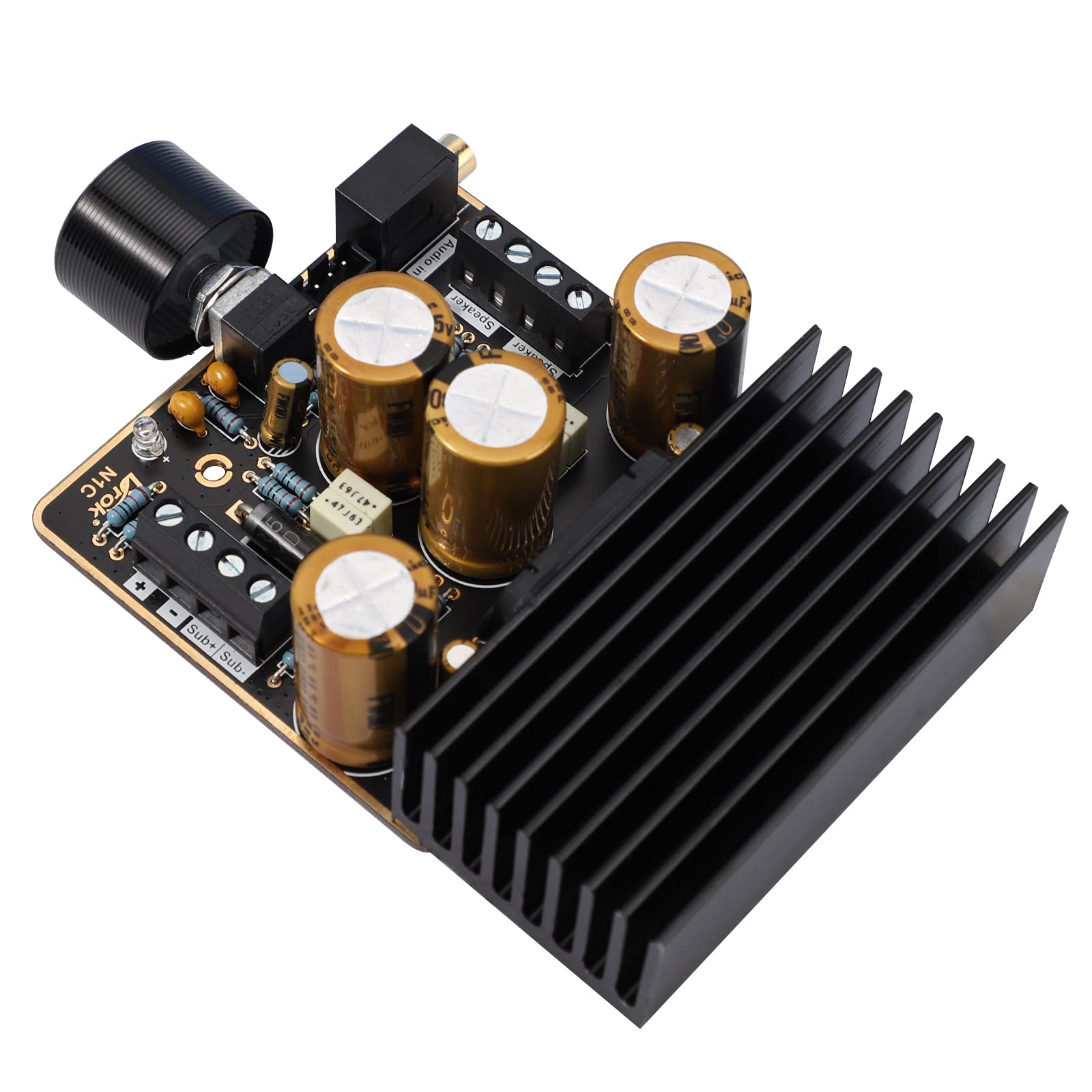 Drok Class Ab Amplifier, 2.1 Channel 80W+80W Stereo And120W Pure Bass 9 18V 4O Audio Amplifier Board