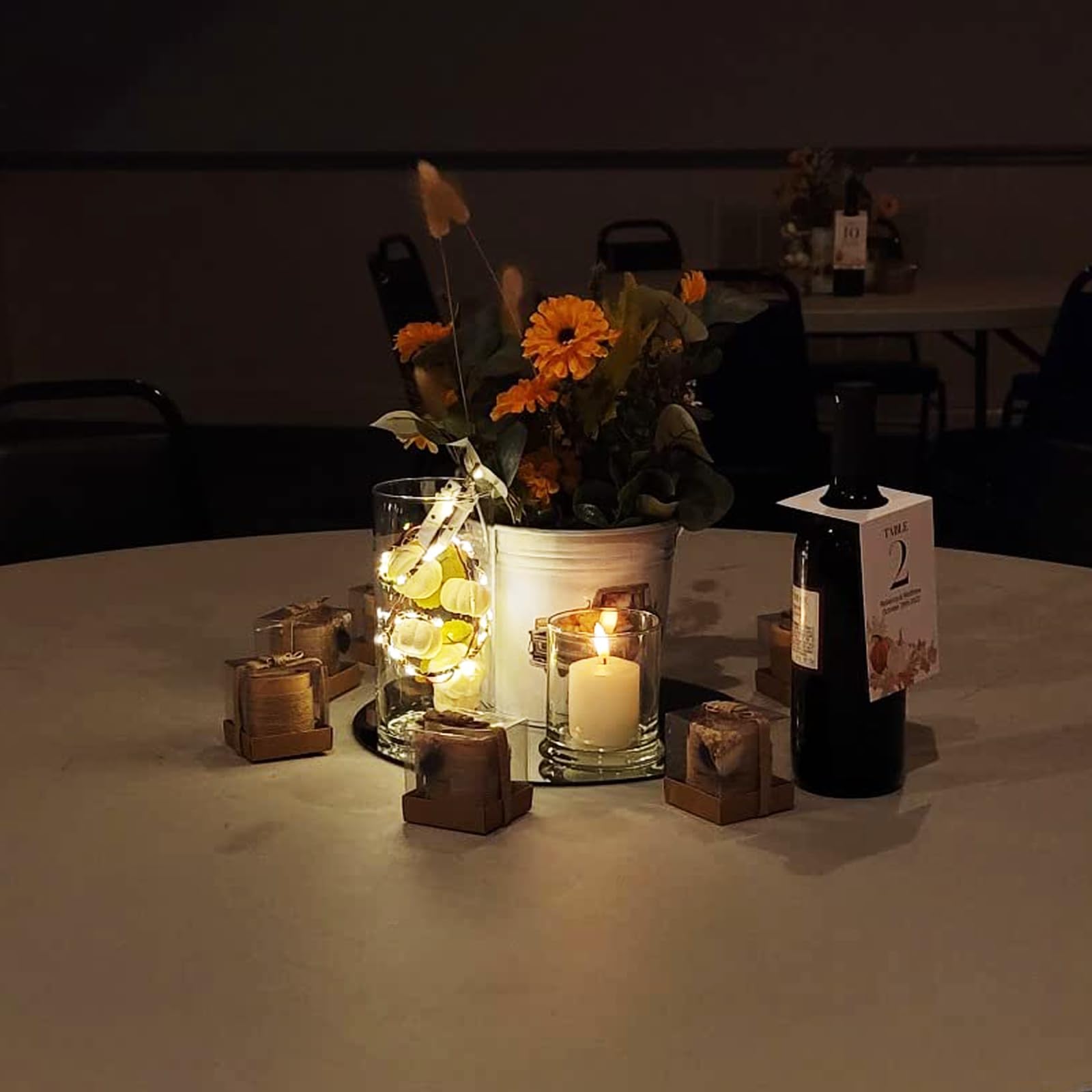 Genswin Flameless Pillar Candles Flickering With Timer, Battery Operated Real Wax Led Votive 3D Wick Candles 6 Pack White(Batter