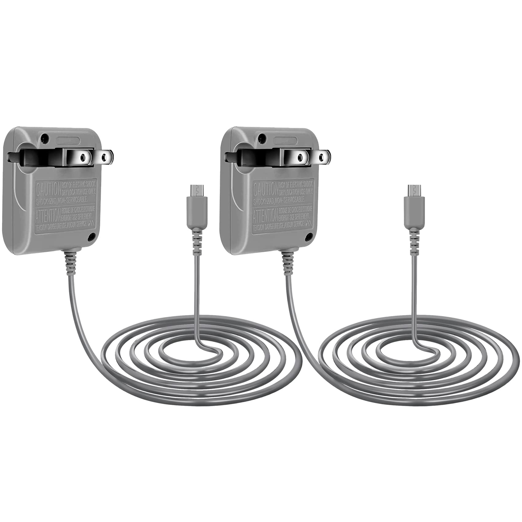 Ds Lite Charger, Dtol Ds Lite Charger Replacement For Nintendo Ds Lite, Ac Adapter Compatible With Ds Charger (100 240V) 2 Pack