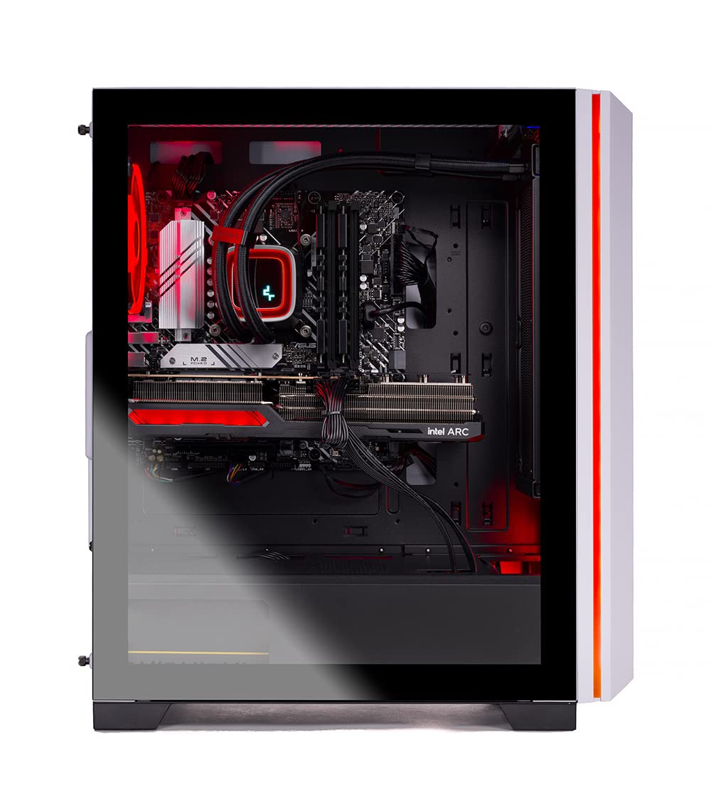 Skytech Gaming Pc Desktop   Intel Core I7 12700F 2.1 Ghz, Intel Arc A770, 1Tb Nvme Gen4 Ssd, 16Gb Ddr4 Ram 3200, 650W Gold Psu,