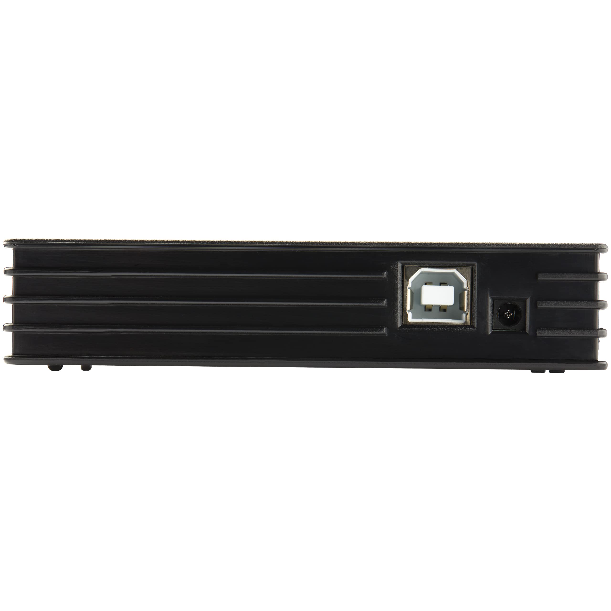 Startech.Com 4 Port Compact Black Usb 2.0 Hub   Bus Powered Or With Included Power Adapter   Portable Mac/Pc Laptop Hub (St4202U