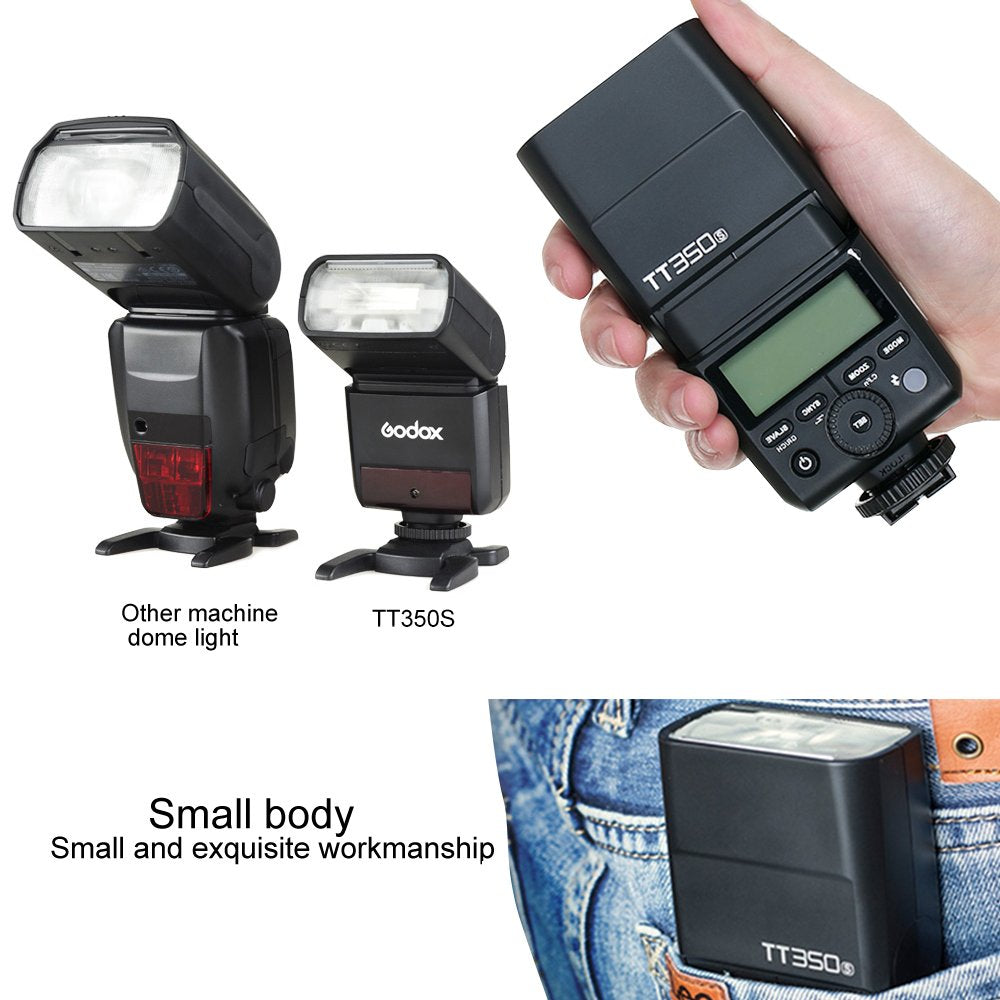 Godox Tt350O Mini Thinklite Ttl Flash Speedlite 2.4G Hss 1/8000S Gn36 For Olympus Panasonic Cameras For Olympus E-P5 E-P3 Pen-F