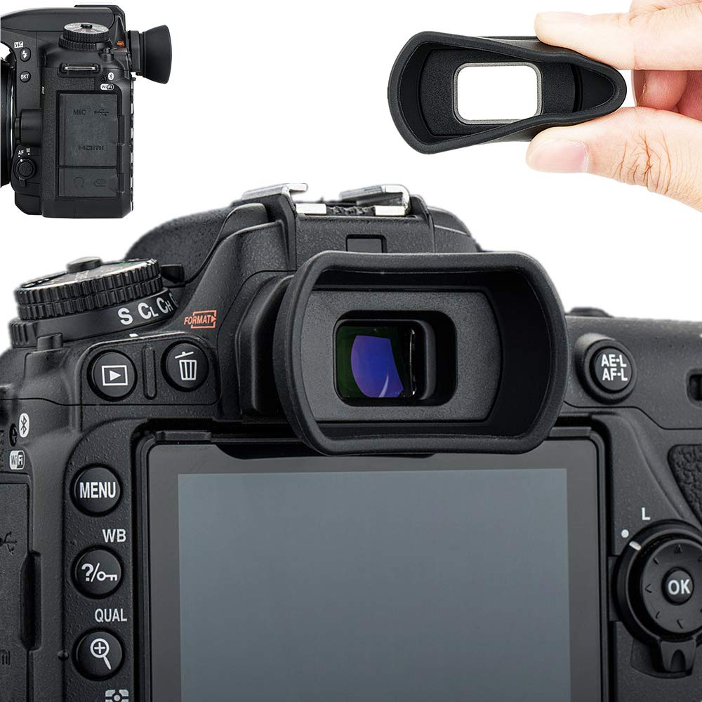Soft Silicon Camera Viewfinder Eyecup Eyepiece Eyeshade For Nikon D780 D750 D610 D600 D7500 D7200 D7100 D7000 D5600 D5500 D5300