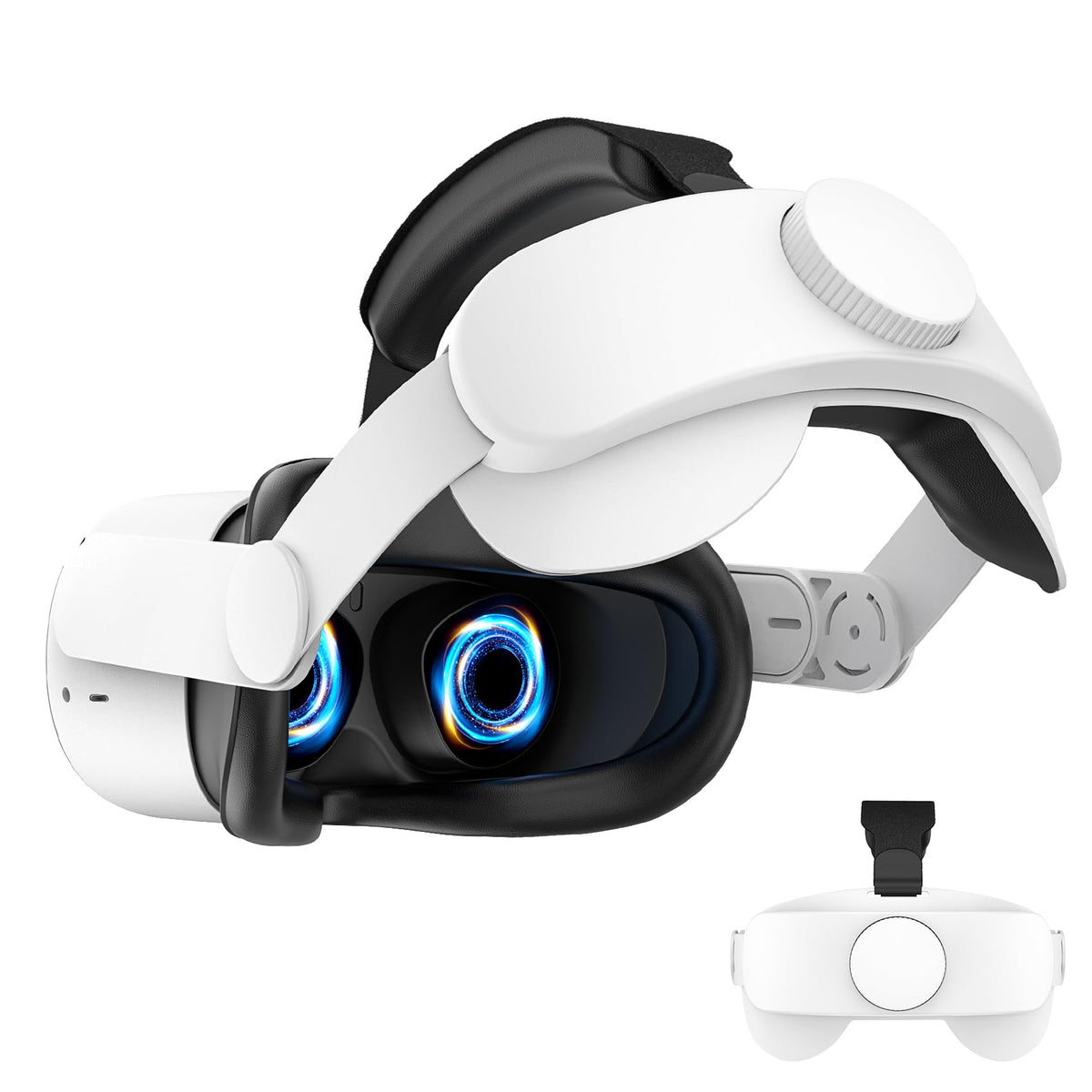 Vznek Head Strap Compatible With Oculus Quest 2,Meta Quest 2 Accessories Adjustable Elite Strap Replacement For Enhanced Comfort