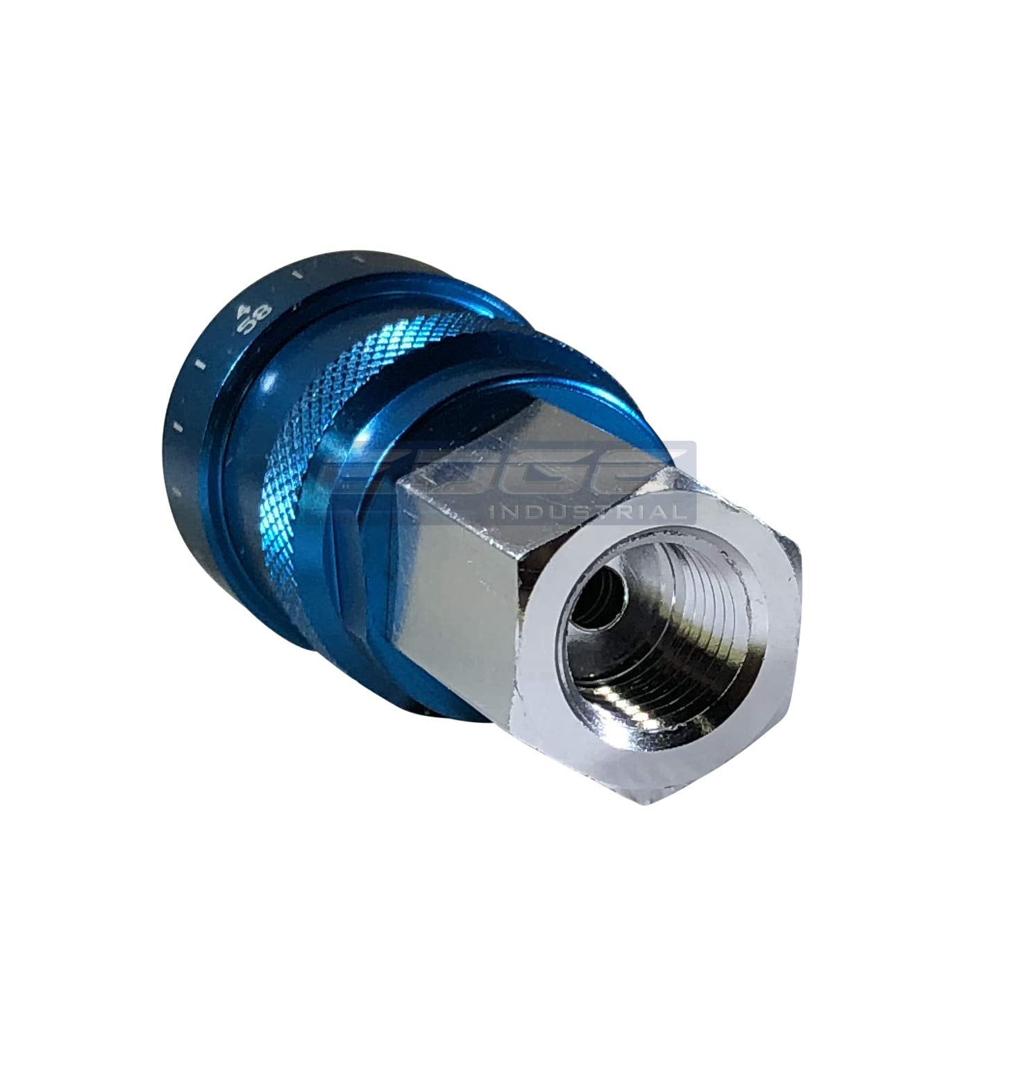 Edge Industrial Adjustable In Line Pressure Regulator For Pneumatic Tools, 1/4'' Npt, Connects Directly To Air Tool (43 87 Psi)