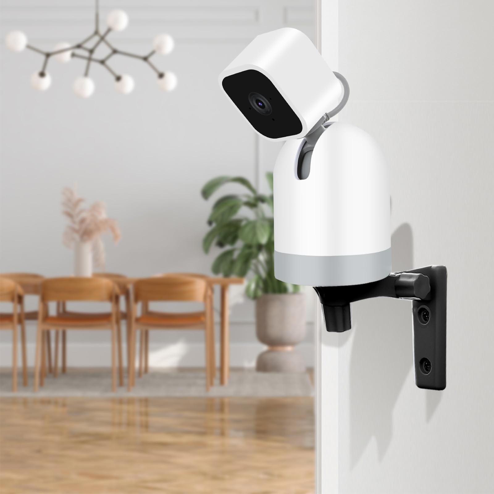 Wall Mount Compatible With Blink Mini Pan Tilt Camera Wyze Cam Pan V3 Ceiling Black Mounting180 Degree Adjustable Camera Securit