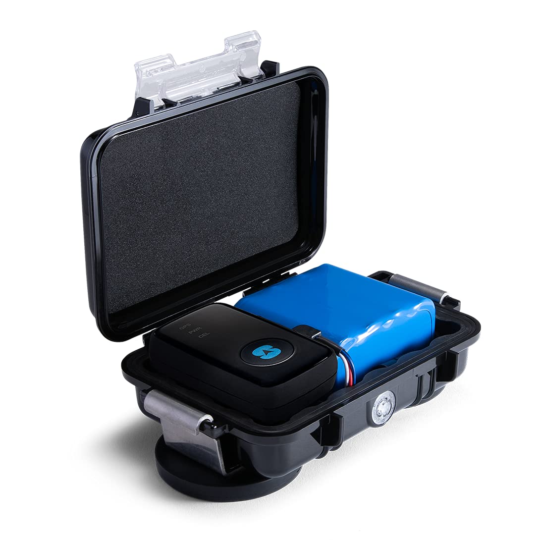 Spytec Gps Tracker With 90 Day Extended Weatherproof Heavy Duty Magnetic Battery Case For Cars, Trucks, Business Vehicles   Unlimited Us & Worldwide Real Time Tracking App   Plan Needed