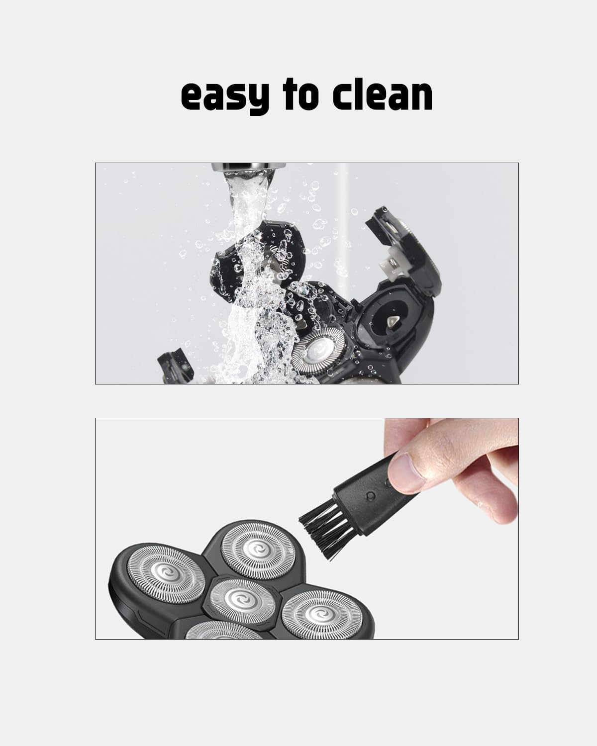 Groomi Replacement Blades Compatible With Baldie Pro Head Shaver, Head Shaver Replacement Heads, 3 Pack Razor Blades Refills Hea