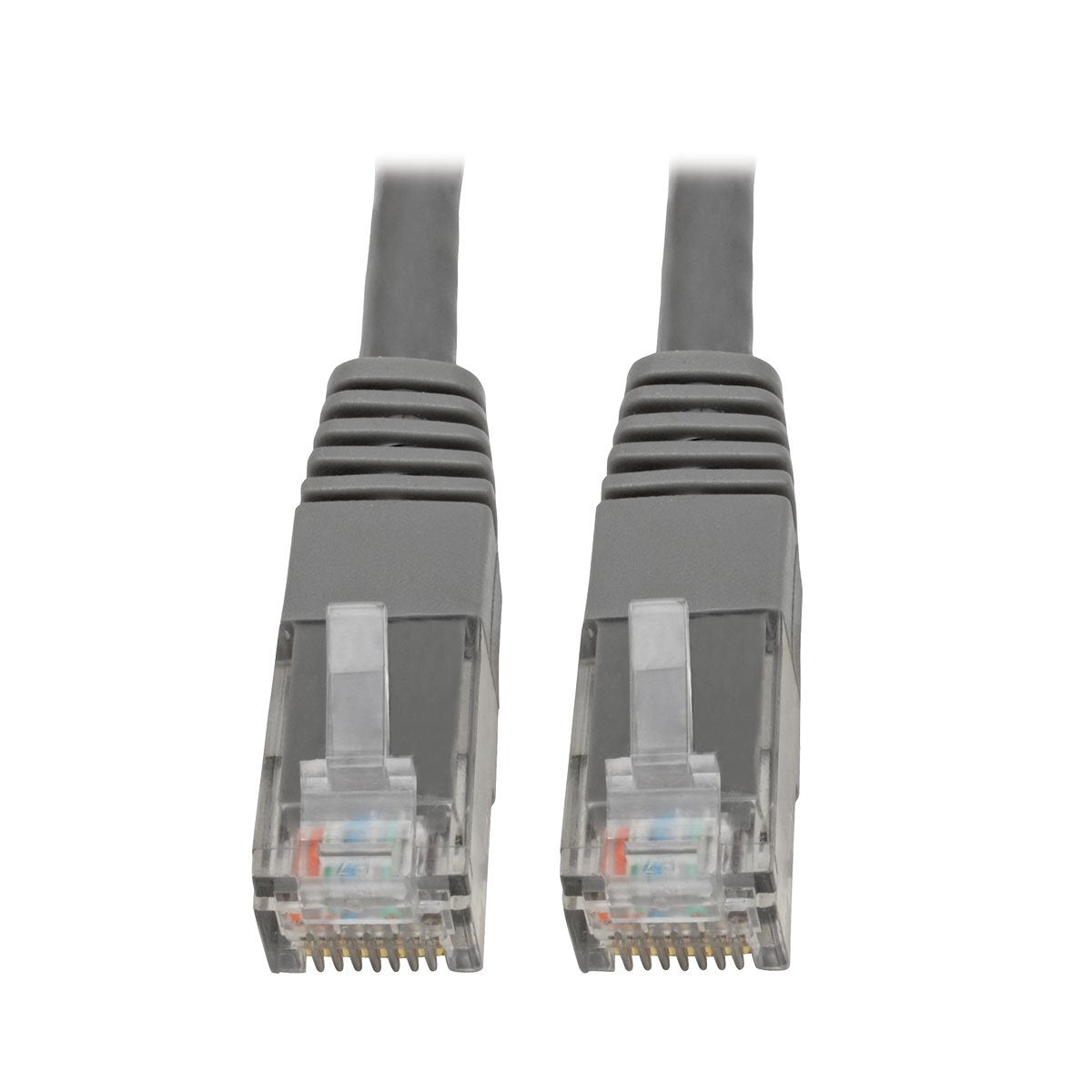 Tripp Lite Cat6 Cat5e Gigabit Molded Patch Cable RJ45 M/M 550MHz Gray 20ft 20 (N200-020-GY)