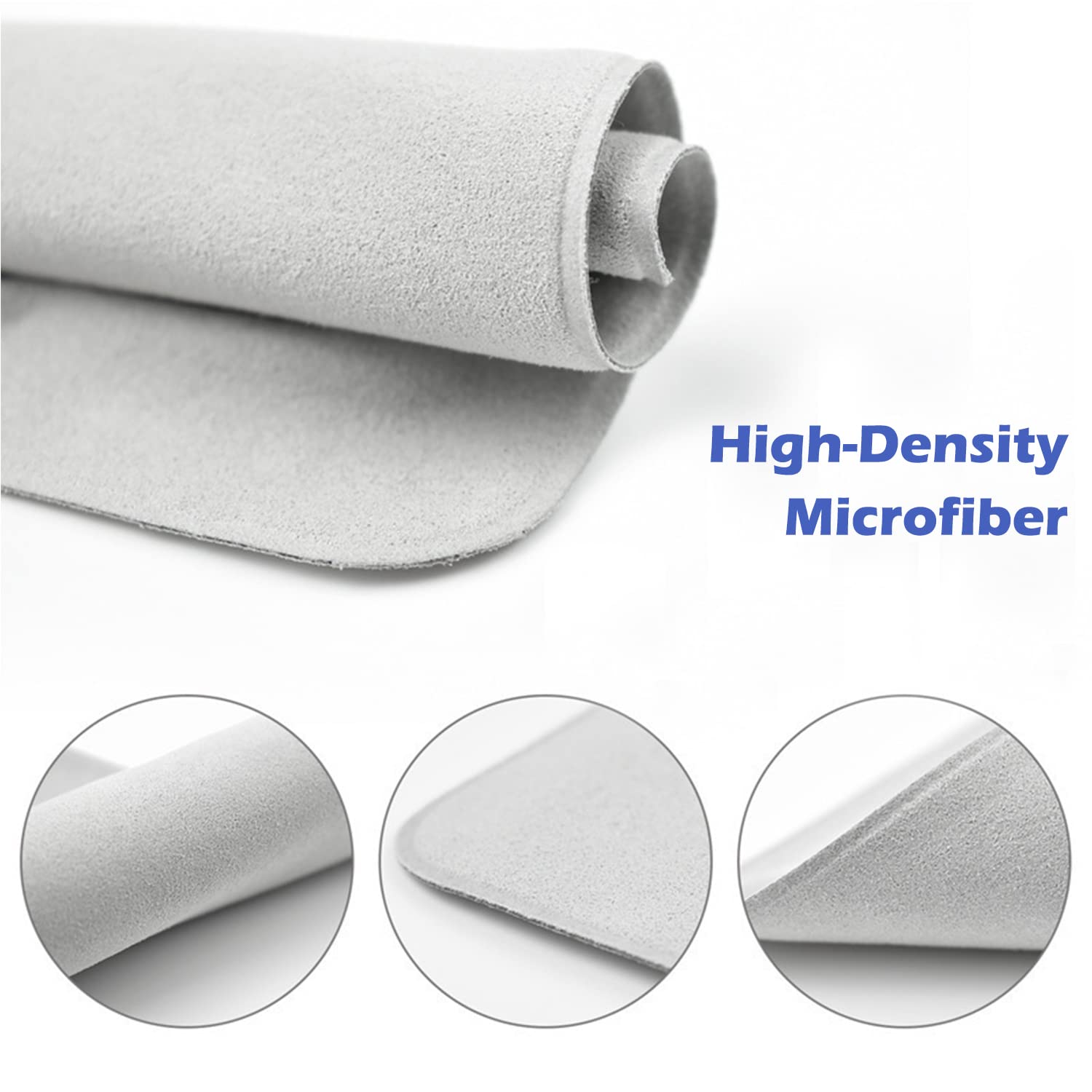 4 Pack Polishing Cloth For Apple, Microfiber Cleaning Cloth, Soft And Nonabrasive Material Compatible With Mac And Other Smart D
