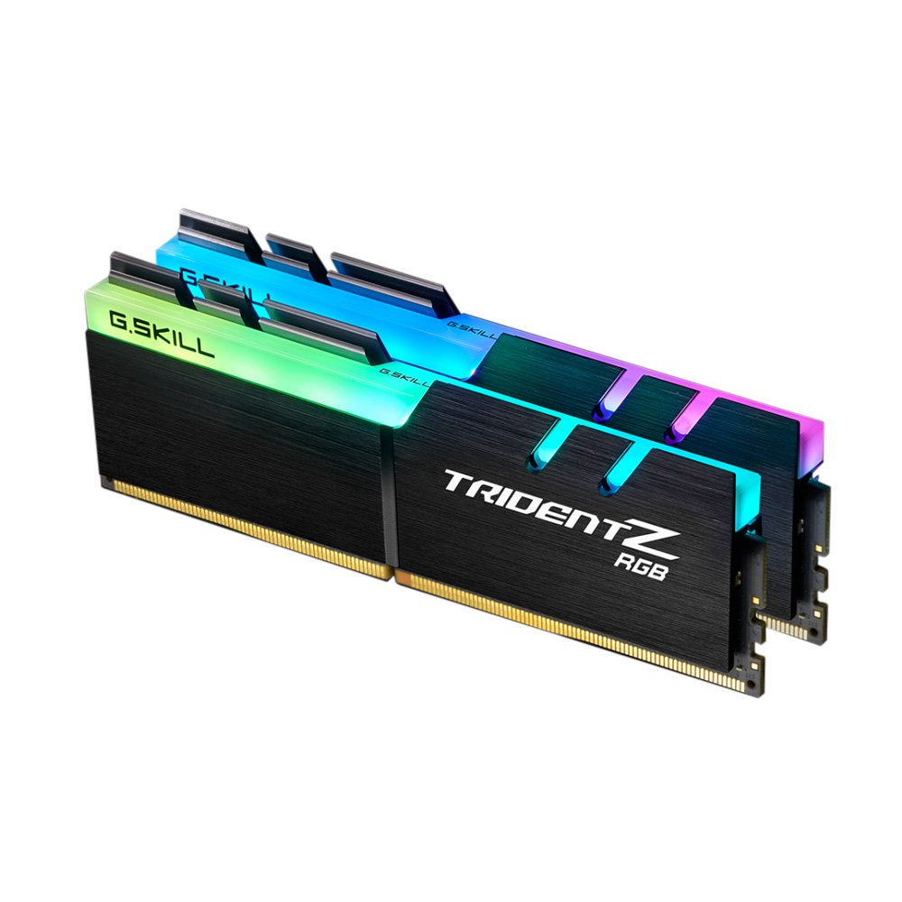 G.Skill F4 3000C16D 16Gtzr 16 Gb (8 Gb X 2) Trident Z R Gb Series Ddr4 3000 Mhz Pc4 24000 Cl16 Dual Channel Memory Kit   Black W