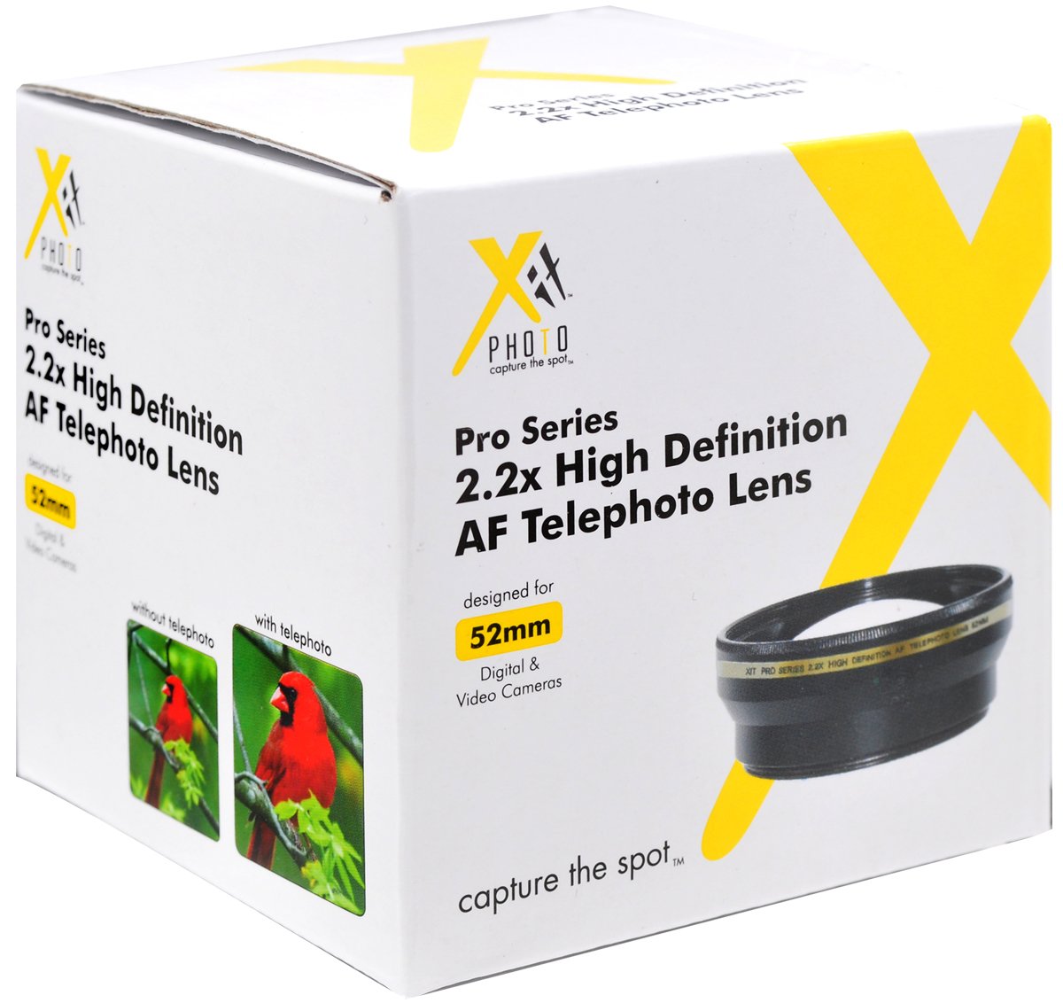 Xit Xt2X52 52Mm 2.2X Telephoto Lens (Black)