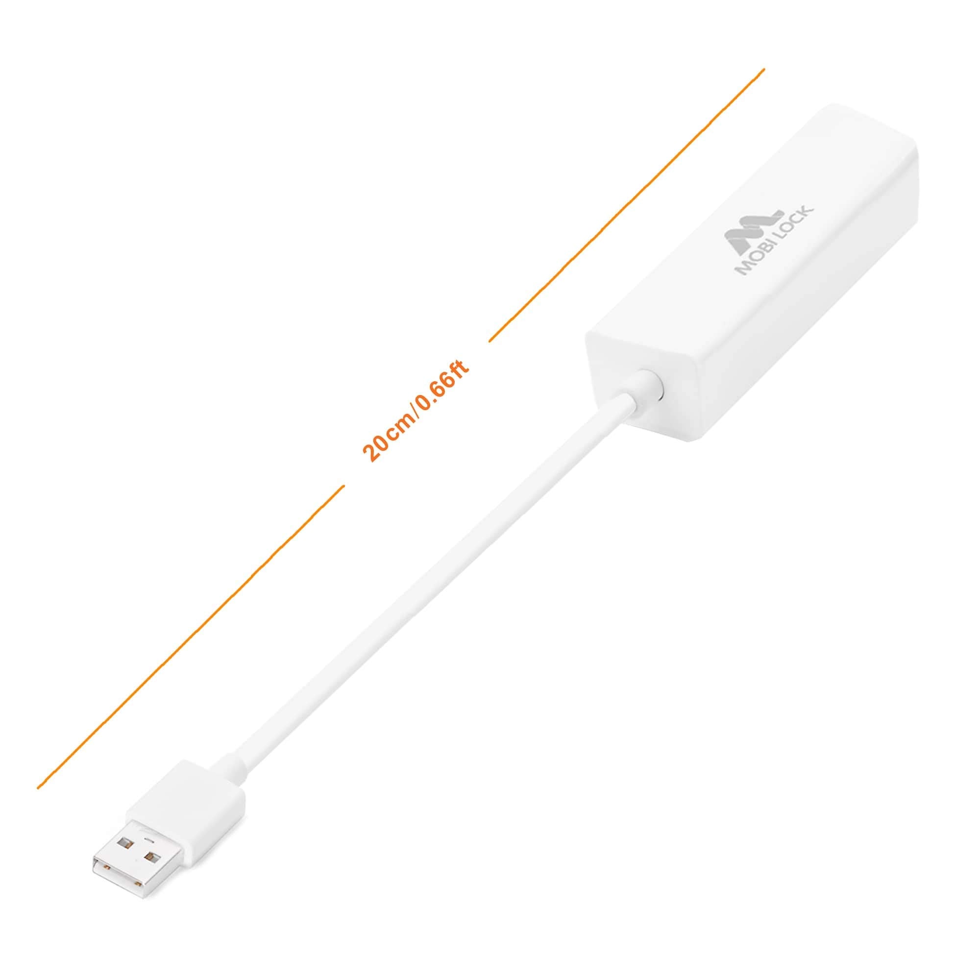 Usb Ethernet (Lan) Network Adapter Compatible With Laptops, Computers, And All Usb 2.0 Compatible Devices Including Windows 7 To