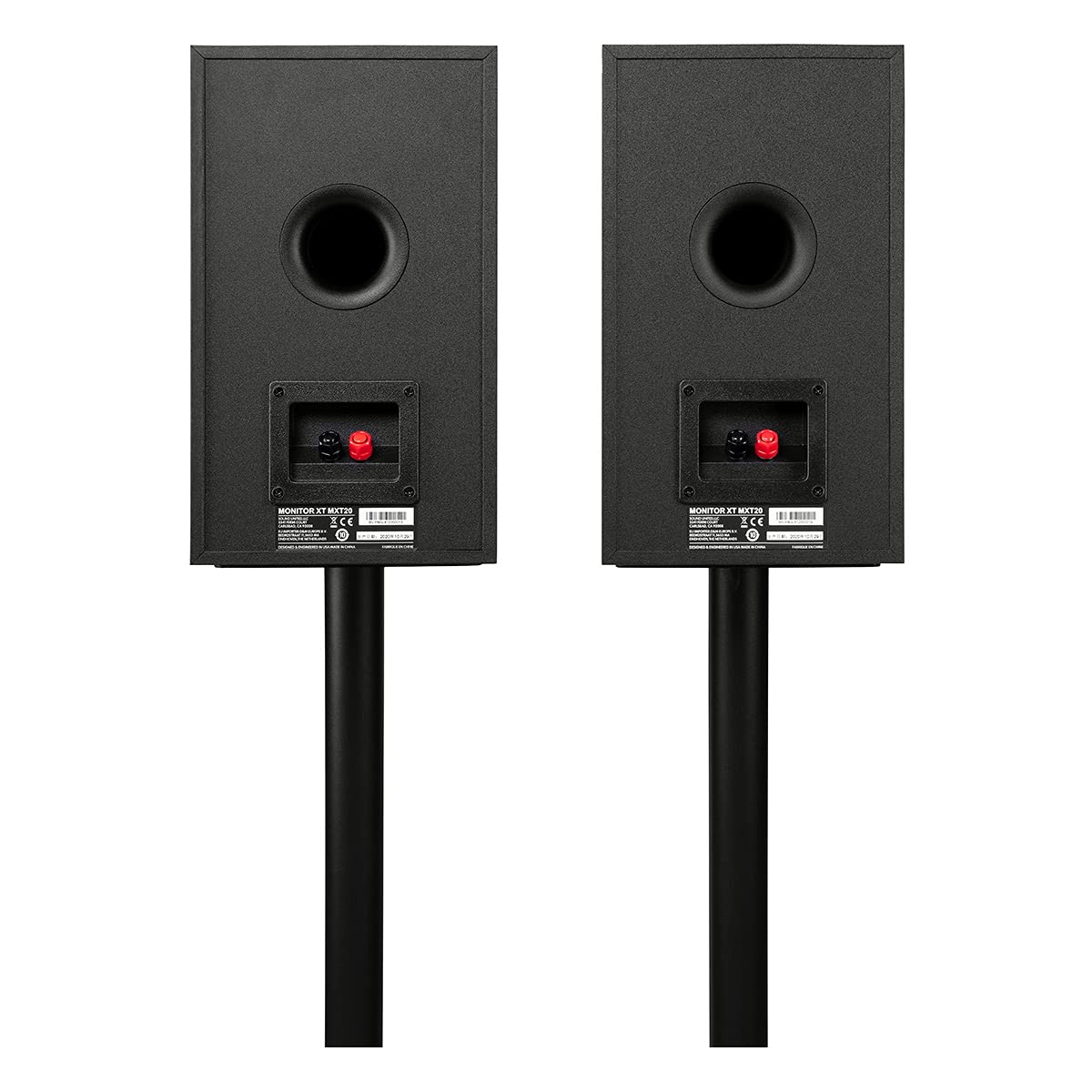 Polk Monitor Xt20 Pair Of Bookshelf Or Surround Speakers - Hi-Res Audio Certified, Dolby Atmos & Dts:X Compatible, 1 Terylene Tw