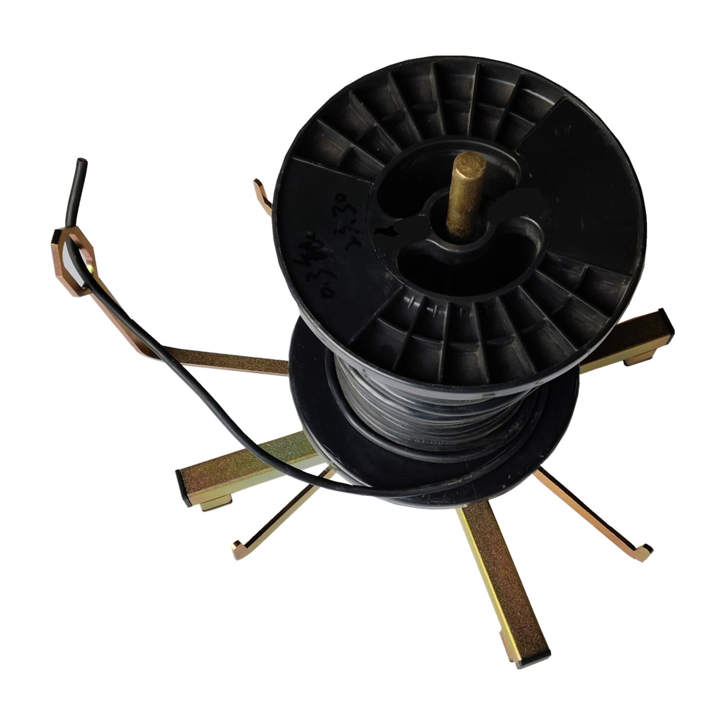 Folding Wire Spool Rack, Floor Or Stud Mounted ,New Cable Dispenser, Electricians Tools Suitable For Romex Wires