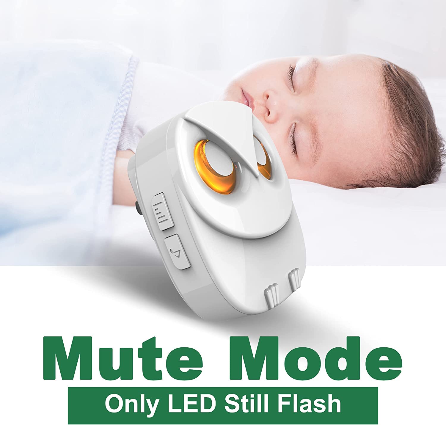 Wireless Doorbell,Htzsafe Doorbell,1 Receiver + 1 Transmitter   White