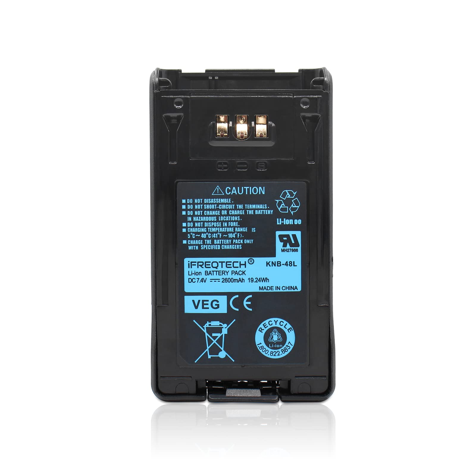 Ifreqtech Knb 48L Battery For Kenwood Tk 5220 Tk 5320 Nx 200 Nx 300 Nx200 Nx300 Nx 200G Nx 300G Portable Two Way Radio