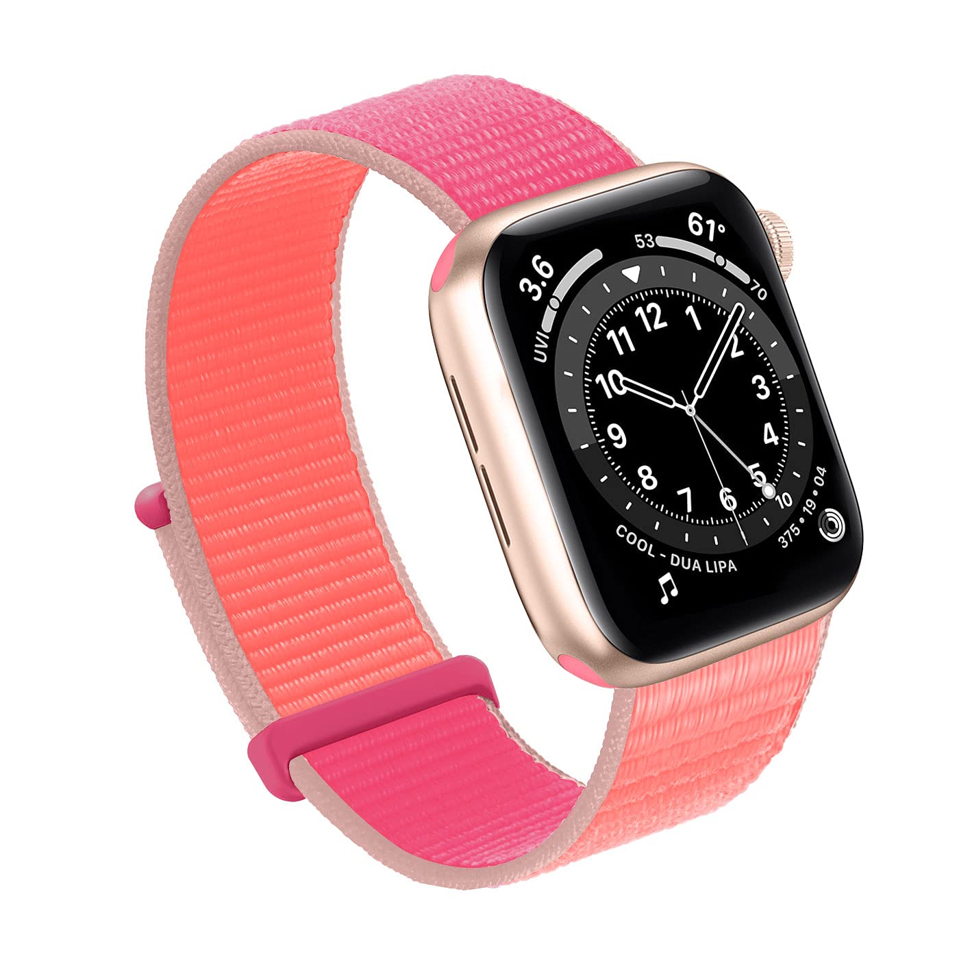 Bifeiyo Compatible With Apple Watch Band 49Mm 45Mm 44Mm 42Mm 41Mm 40Mm 38Mm, Women Men Sport Nylon Loop Strap For Iwatch Series