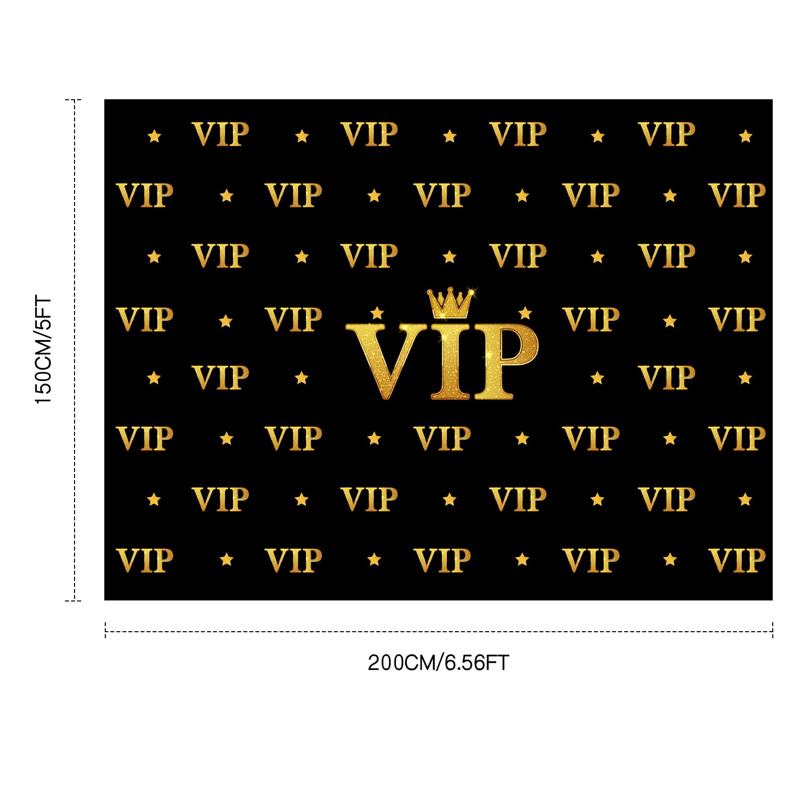 6.5 X 5 Ft Vip Photography Backdrop Red Carpet Backdrop Film Movie Banner Paparazzi Props Party Accessory And Runner Red Carpet
