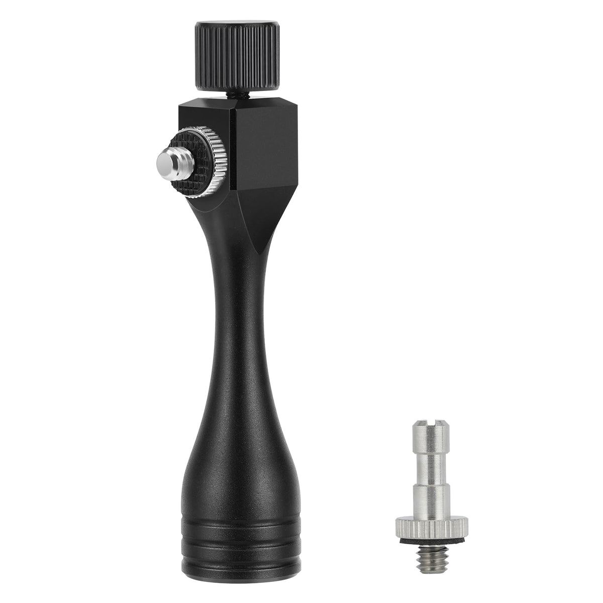 Binocular Tripod Adapter 1/4 20 Thread Quick Detachable Mount Suitable For Most Porro And Roof Binoculars (Black) Aluminium Univ