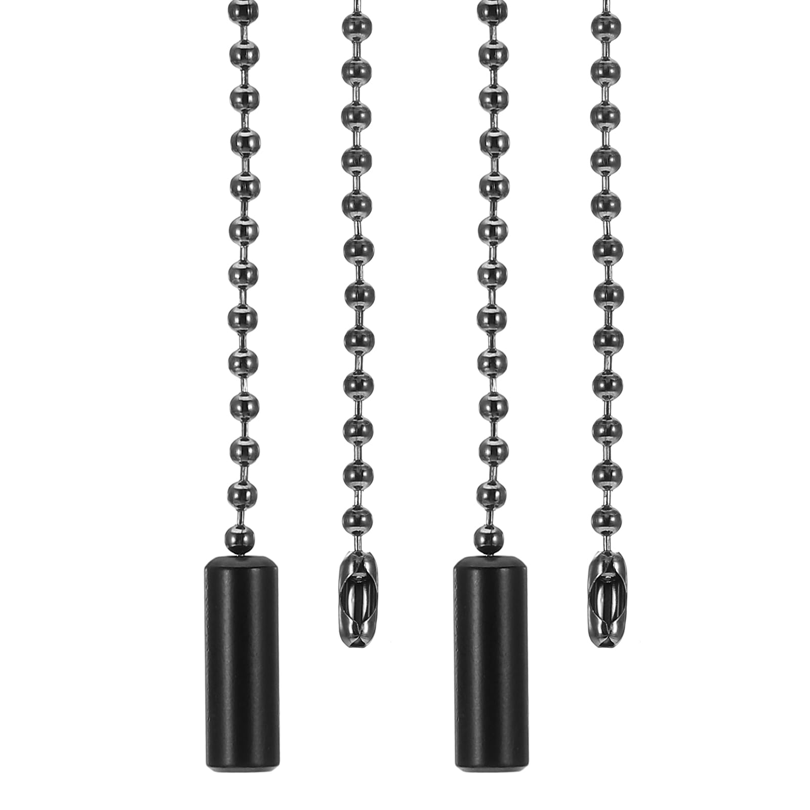 PATIKIL 1M 3.3ft Ceiling Fan Pull Chain, 2 Pcs Beaded Pulls Cord Extender Cylinder Pendant for Fan Light Chandelier Table Lamp P
