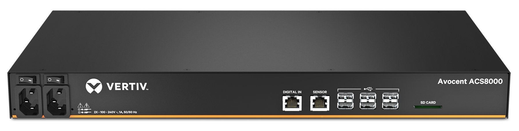 Vertiv Avocent ACS8000 Serial Console, 48 Port Serial Console Server, Remote Data Center and Out of Band Management, USB Connect