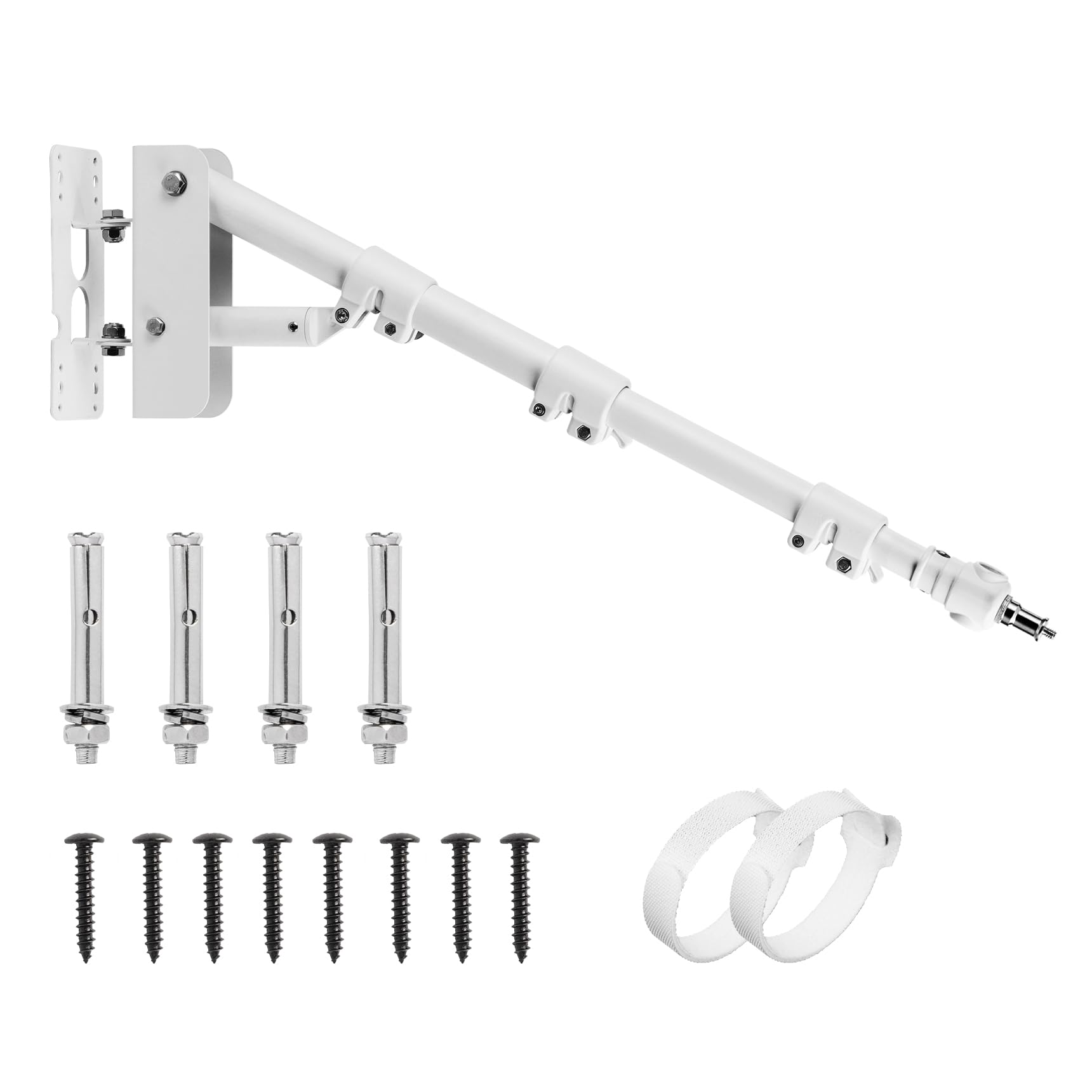 Selens Wall Mount Ring Light 39.37''/100Cm With 180 Swivel Boom Arm For Beauty Salons, Barber, Tattoo, Live Streaming, Recording