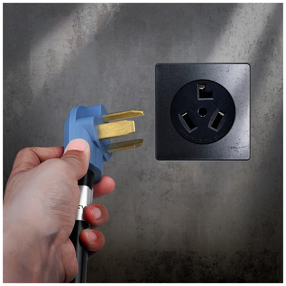 3 Prong 30 Amp Dryer Plug To 50 Amp Welder Adapter,Nema 10 30P To 6 50R 30 To 50 Amp Dryer To Welder Plug Adapter,For A 30A Drye