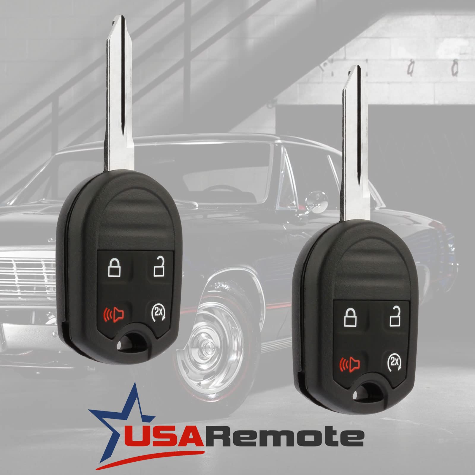 Car Key Fob Keyless Entry Remote Start Fits Ford, Lincoln, Mercury, Mazda (Cwtwb1U793 4 Btn)   Guaranteed To Program