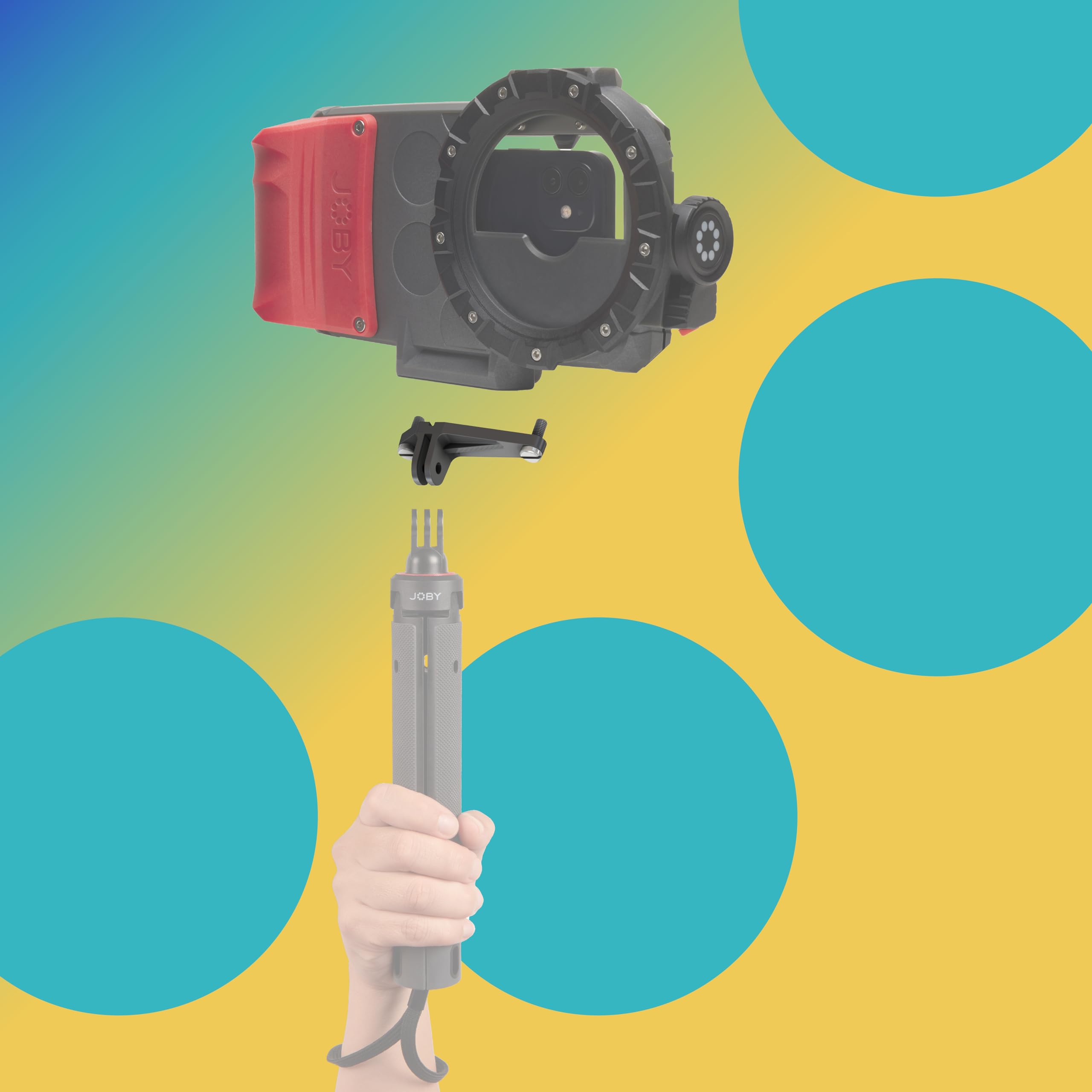 Joby Seapal Gomount, For Seapal Smartphone Case, Tripod Connection, For Action Content Creation, Videography, Photography, Surfi