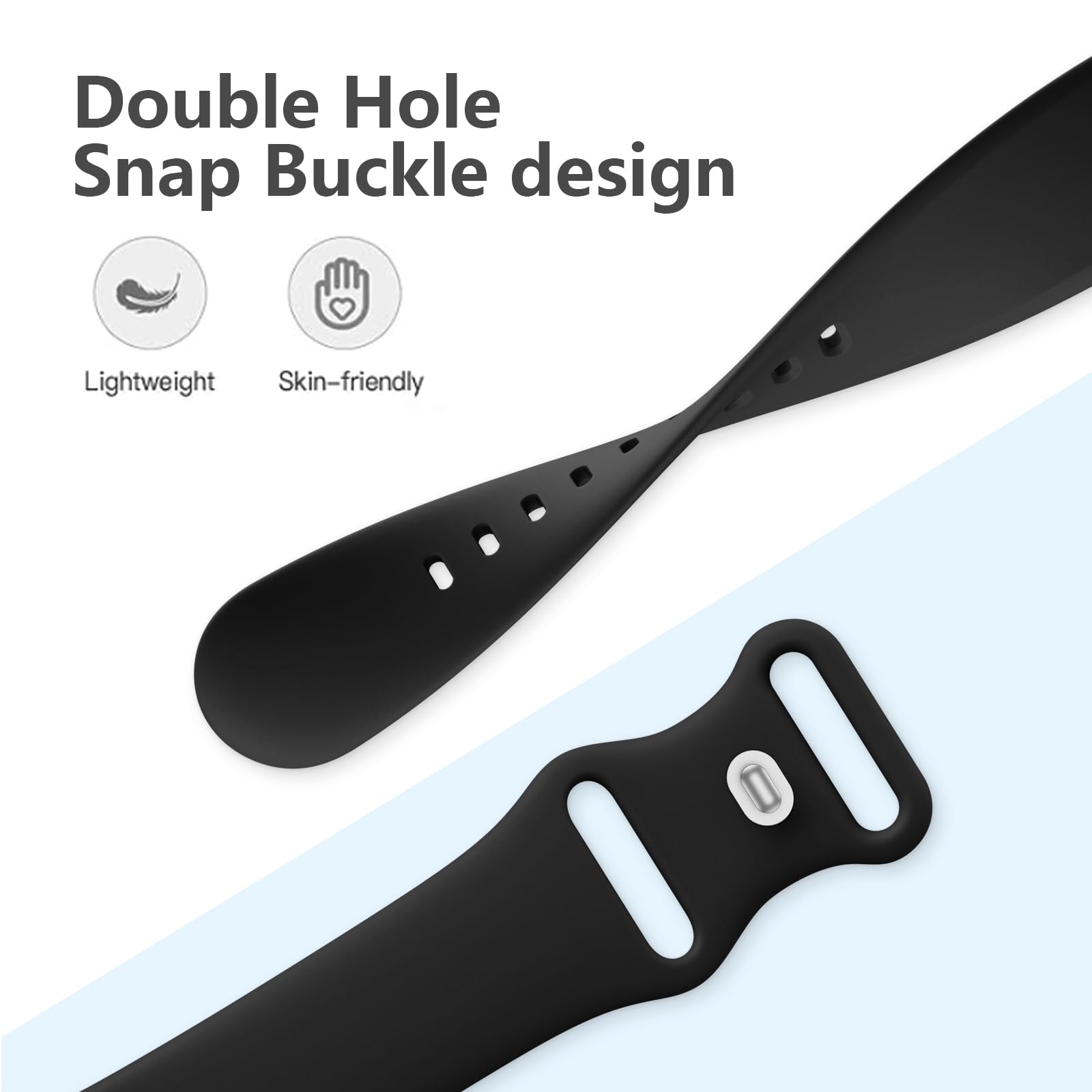 Imivio Sport Band Compatible With Apple Watch Bands For Women 44Mm 38Mm 40Mm 41Mm 42Mm 45Mm 49Mm For Women Men, Soft Silicone Wa