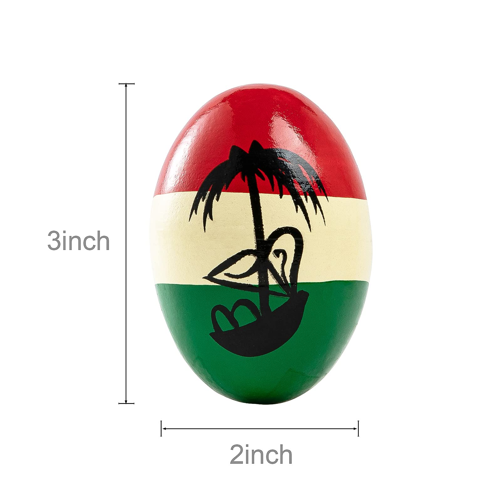 Musfunny Egg Shakers Set 7Pcs Wooden Hand Percussion Shakers Musical Maracas Instrument For Kids Musical Education Party Classro