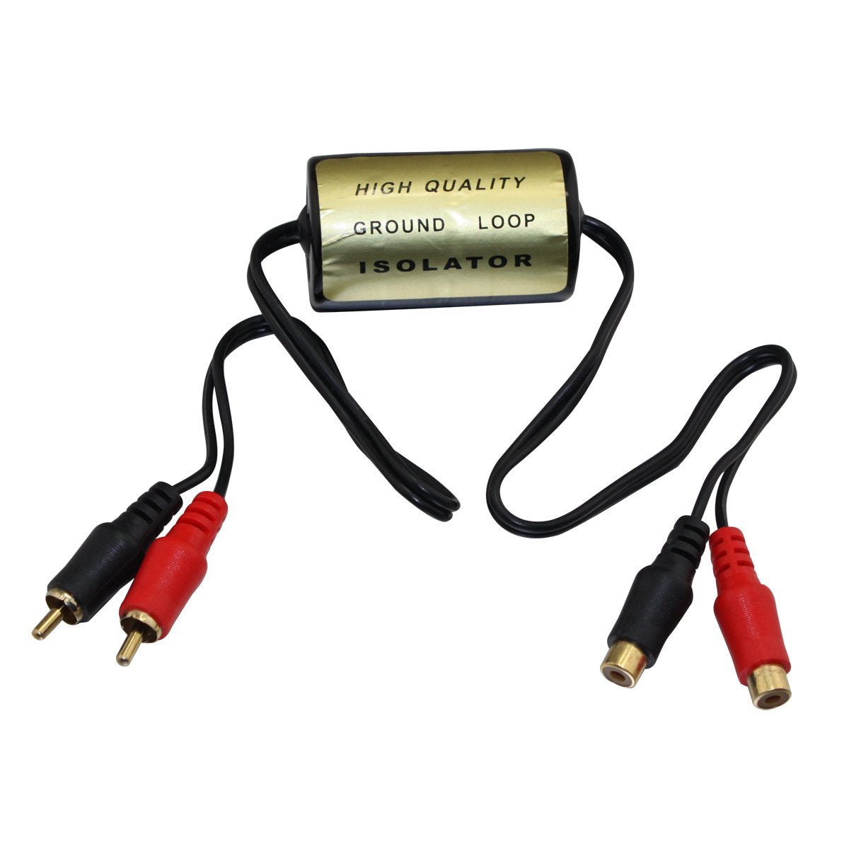 Yongjiangxia Ground Loop Noise Isolator, Amplifier Noise Filter For Car Audio Home Stereo, Feedback Loop Isolator, Car Stereo No