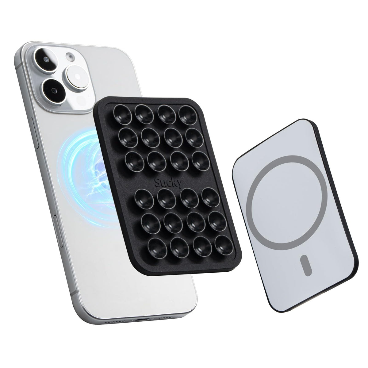 Sucky Silicone Suction Phone Case Adhesive Mount - Anti-Slip Holder, Hands-Free Fidget Toy, Phone Accessory For Iphone And Andro