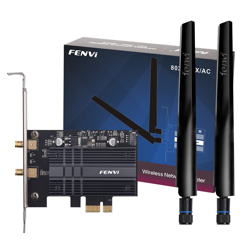 Fenvi Pci E Wifi 7 Card (Be8800Pro) Bt5.4 Be200 9.3Gbps Gmaing 802.11Be Tri Band Pcie Desktop Pc Network Adapter Upgrades Wifi 6