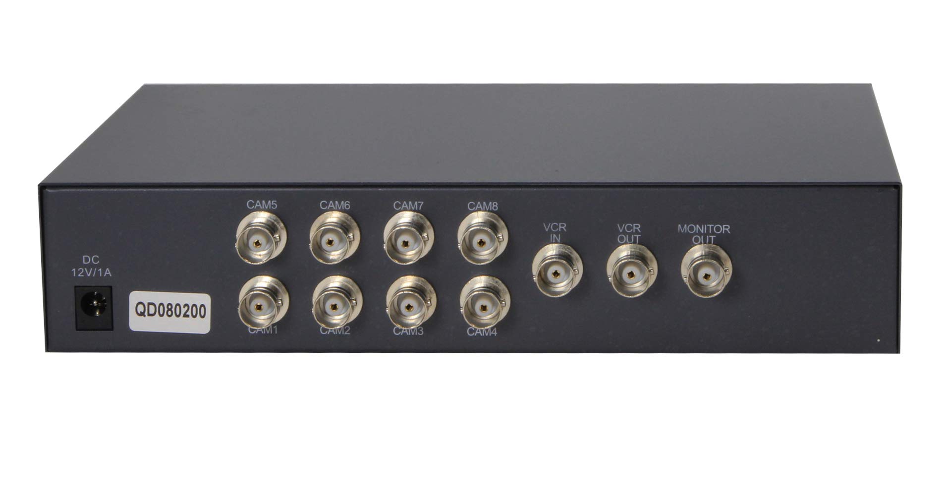 Installercctv Video Quad Color 8Ch Multiplexer, Remote Control And Free 1Amp Power Adapter�