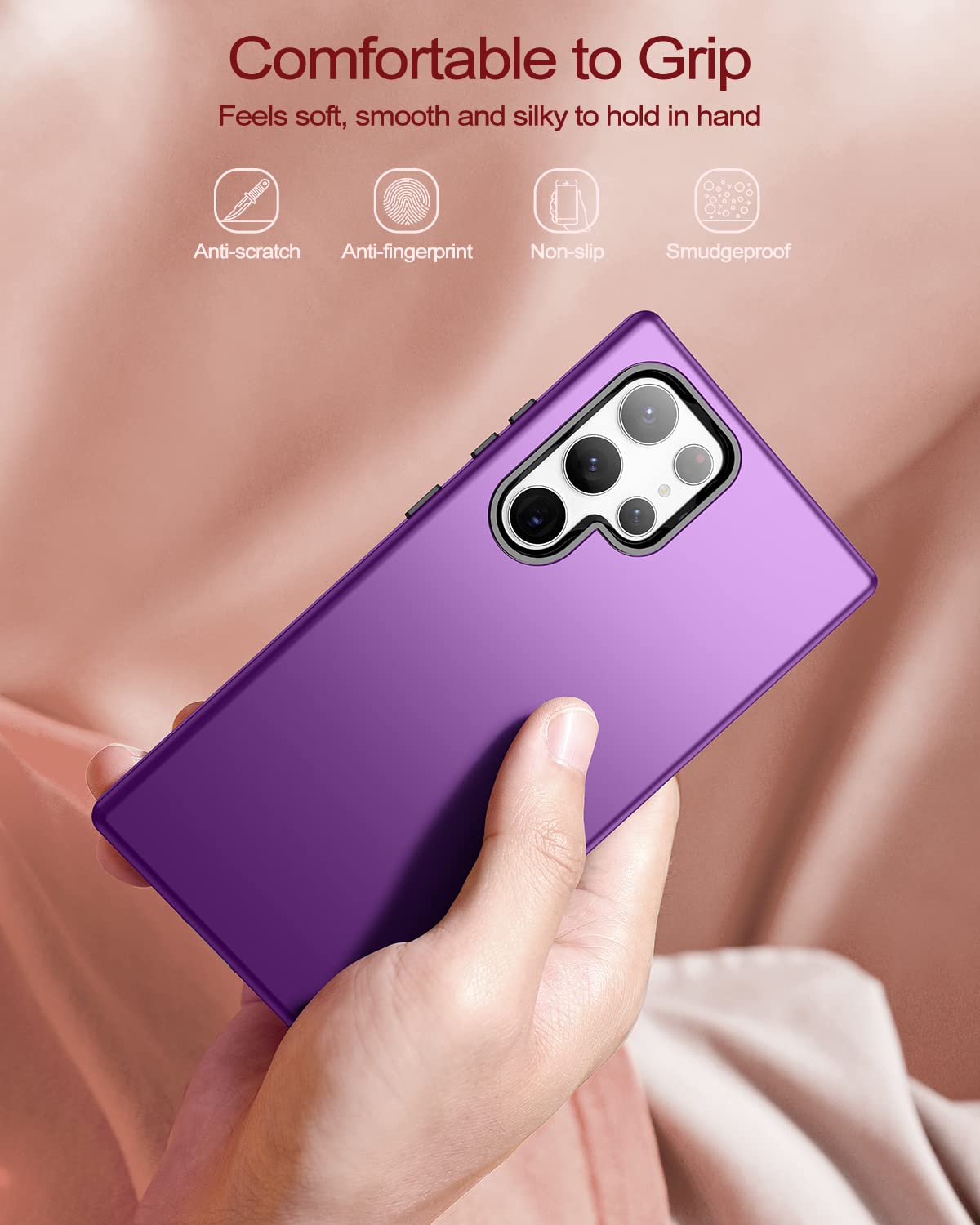 Welovecase For Samsung Galaxy S22 Ultra 5G Case, Cover 3 In 1 Full Body Heavy Duty Protection Hybrid Shockproof Tpu Bumper Three