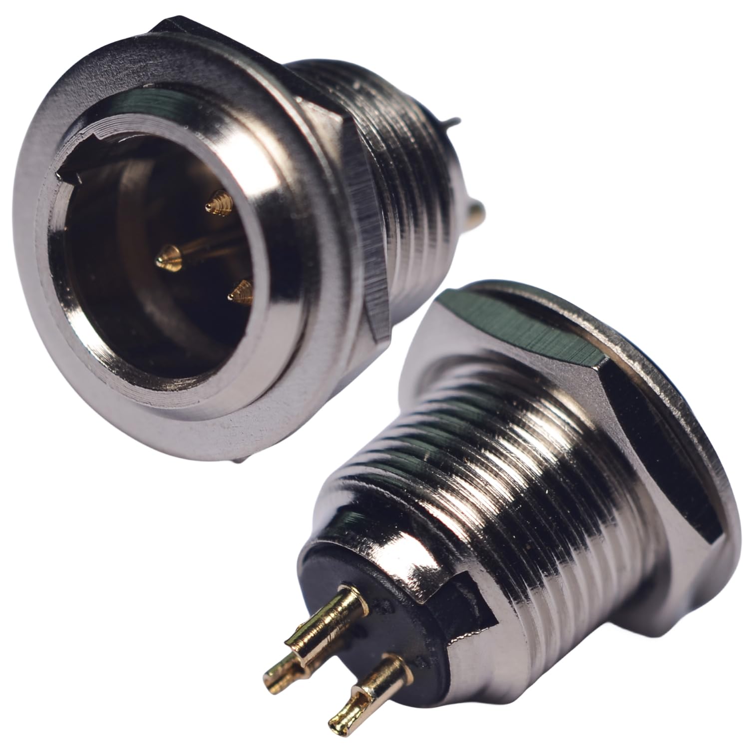 Cess 3-Pin Mini Xlr Cable Male Connector Adapter For Mic Microphone - Mini Xlr Socket,3 Pin (2 Pack)