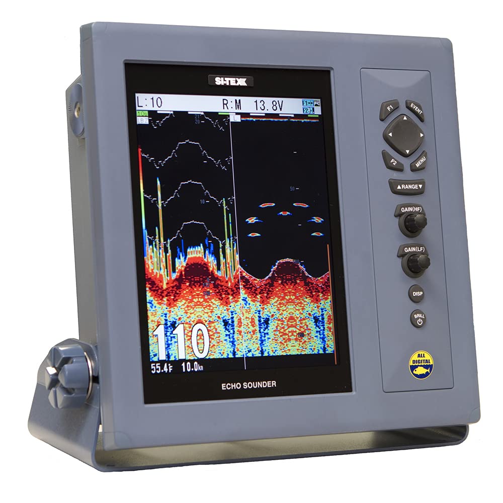 Si Tex Cvs 1410 Dual Freq Color 10.4'' Lcd Fishfinder 1Kw   No Transducer