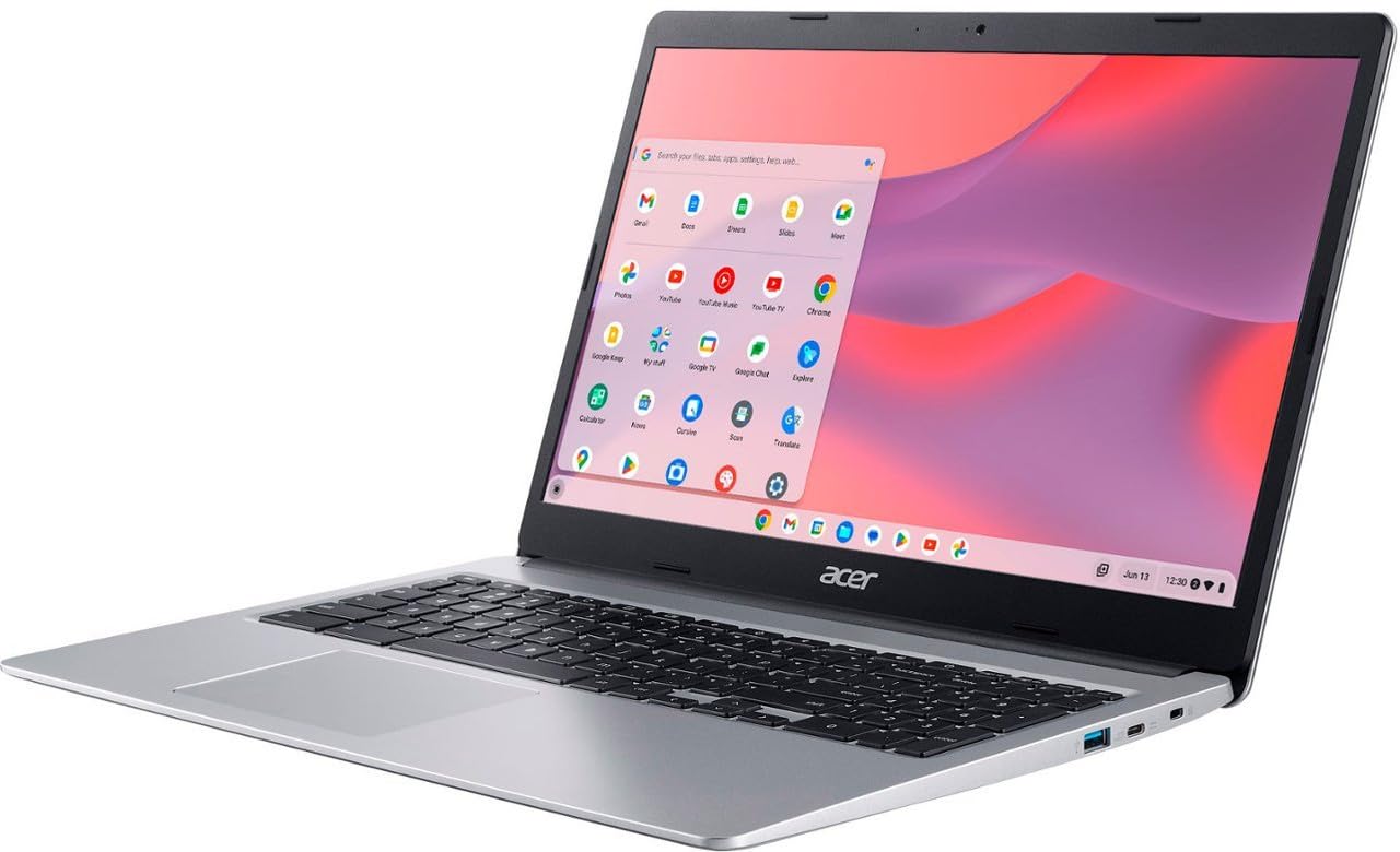 Acer Chromebook 315 Laptop Computer For 2024 Business Student, 15.6    Hd Display, Intel Celeron N4020, 4Gb Ram, 192Gb Storage (