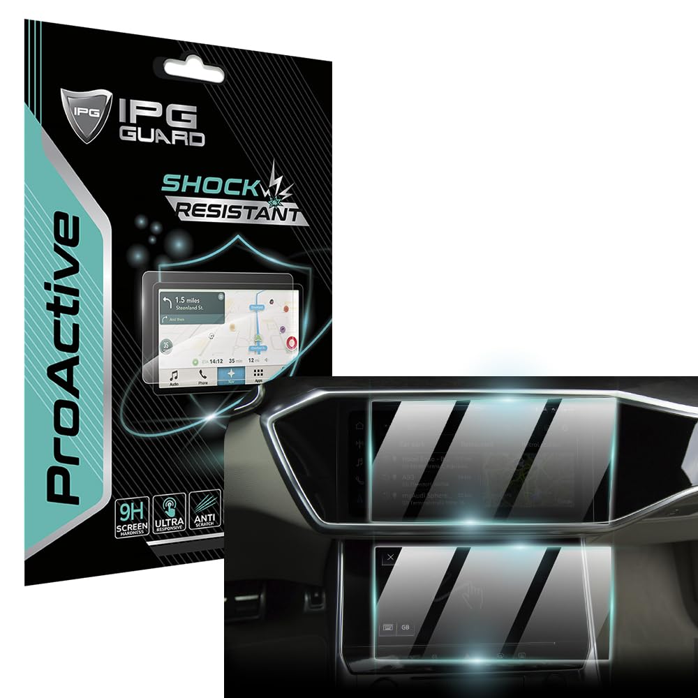 Ipg Proactive Made For Audi 2019-24 A6 - A7 10.1 Navigation 8.6 2. Touch Screen 9H Hardness Screen Protector Nano Ceramic Film U