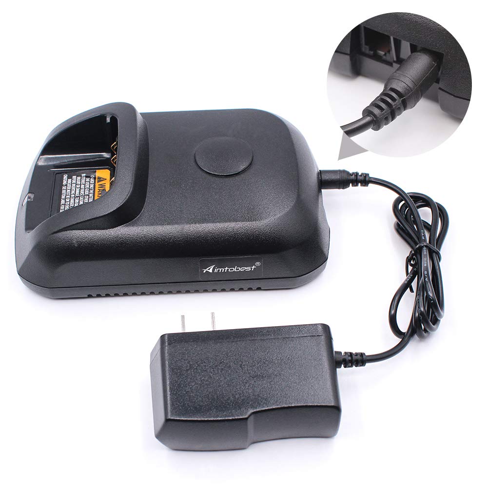 Aimtobest Wpln4232 No Impres Single Unit Charger Compatible For Motorola Xpr7550 Xpr6550 Xpr6350 Xpr3500 Xpr3300E Xpr7350E Xpr7550E Xpr7580E Apx4000 Apx1000 Xir P8268 Radio Wpln4226 Wpln4226A