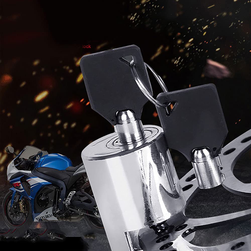 Motorcycle Disc Brake Lock - Anti Theft Motorbike Security Wheel Disk Lock