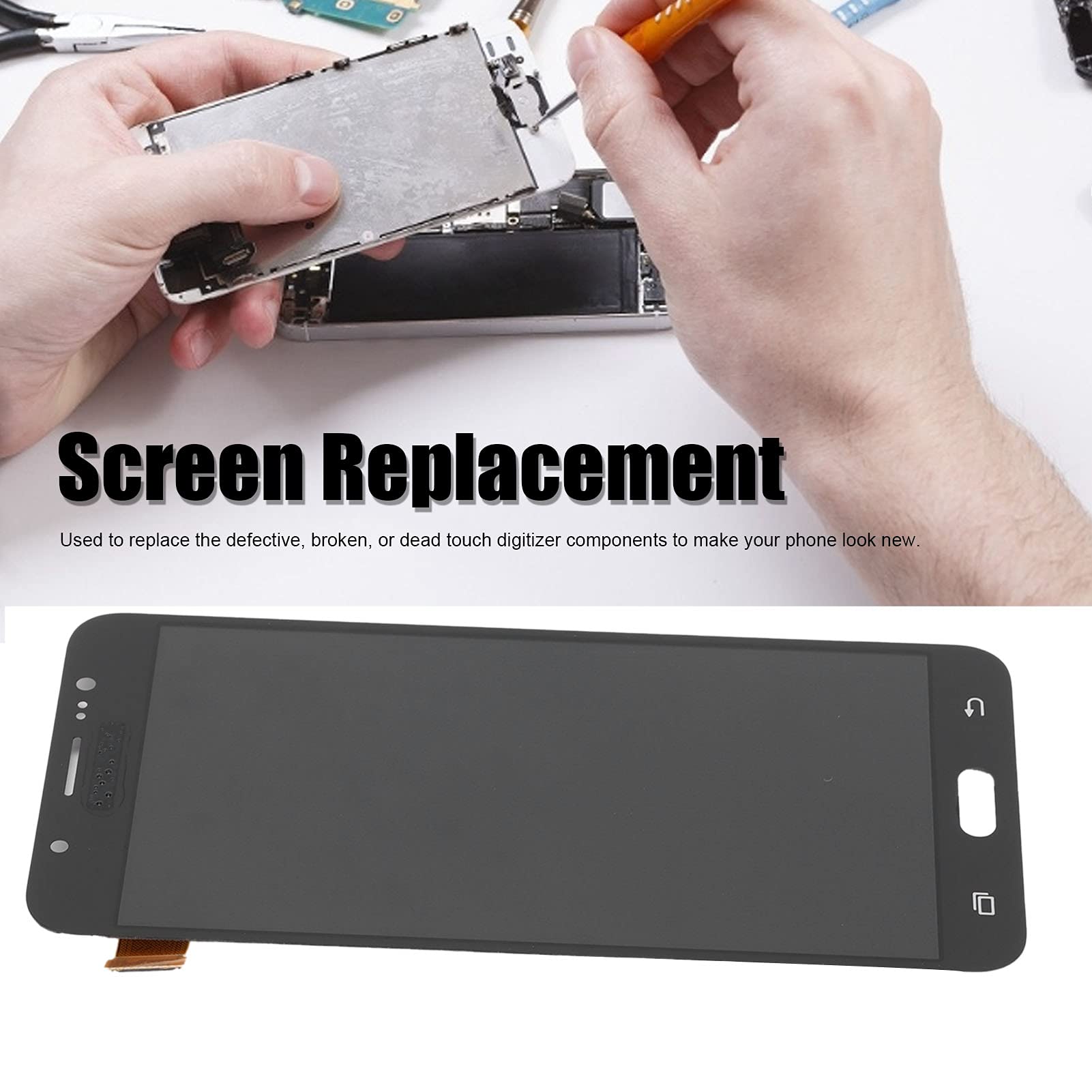 Screen Replacement For Samsung J7 2016, Lcd Display Screen Touch Digitizer Assembly For Galaxy J710 J710Ds J710H J710Mn J710Gn J710K J710Fn, Etc(Black)