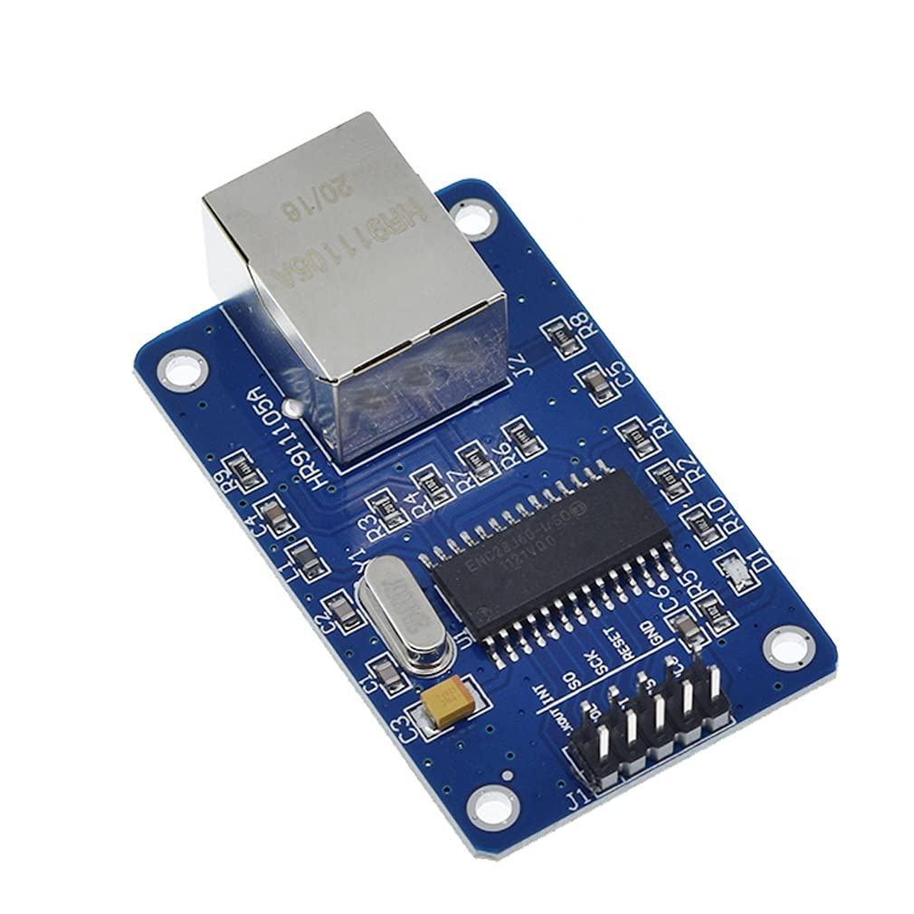 Hiletgo Enc28J60 Enc28J60 I/So Hr911105A Ethernet Lan Network Module Spi Interface 3.3V For Arduino Avr Pic Lpc Stm32